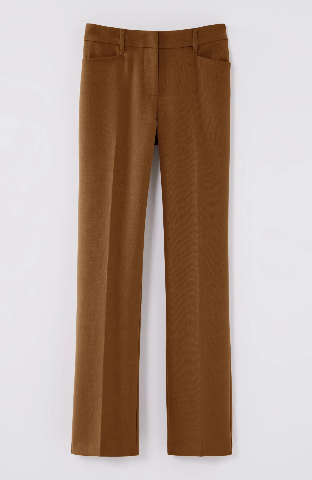 J.Jill Angled-Pockets Straight-Leg Pants Gingerbread Heather Cheap