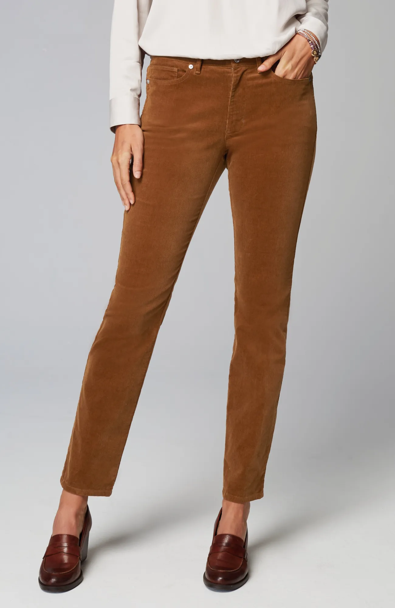 J.Jill Authentic Fit Slim-Leg Corduroy Pants Flash Sale