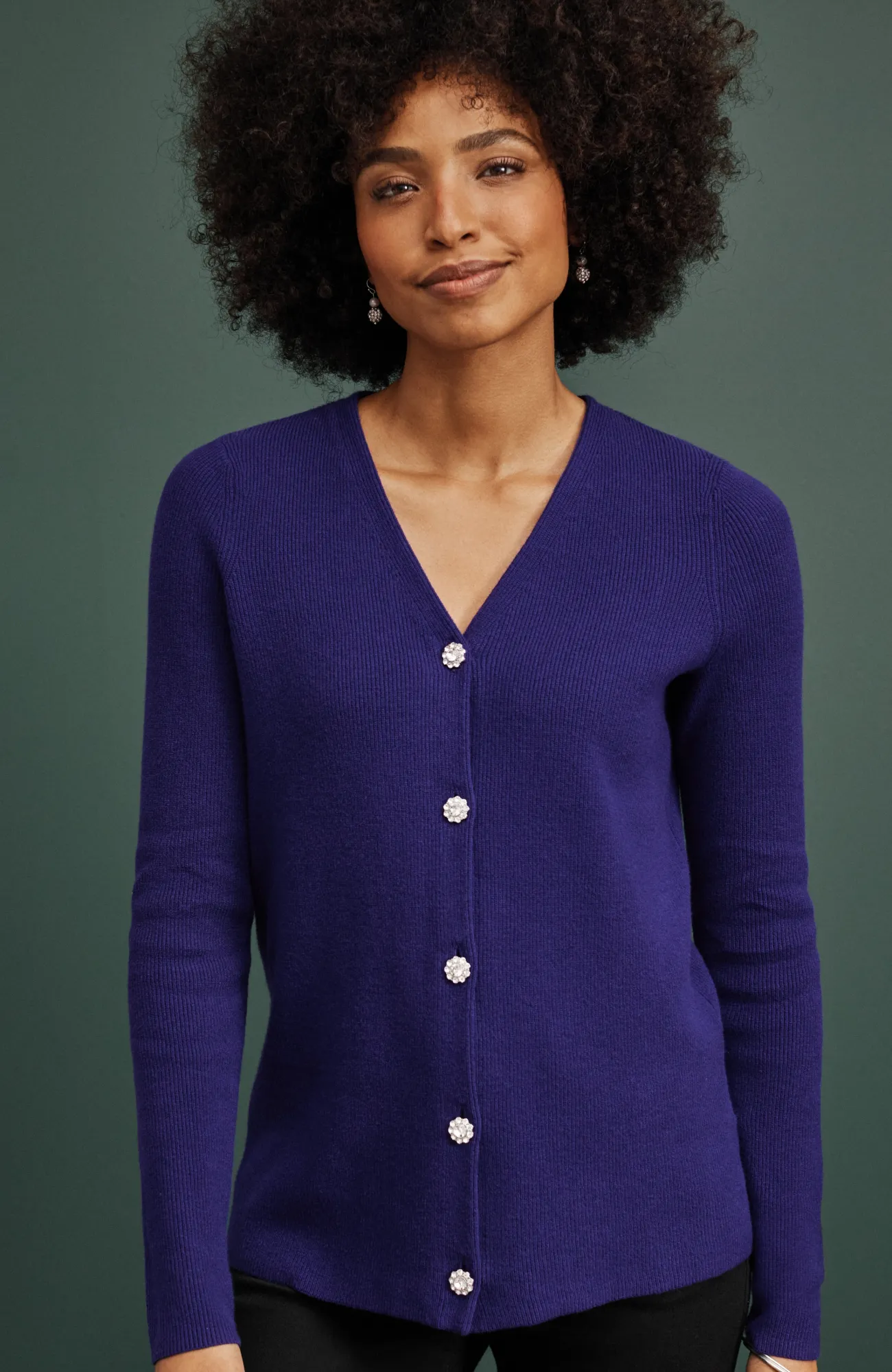 J.Jill Bejeweled Textured Cardi Online