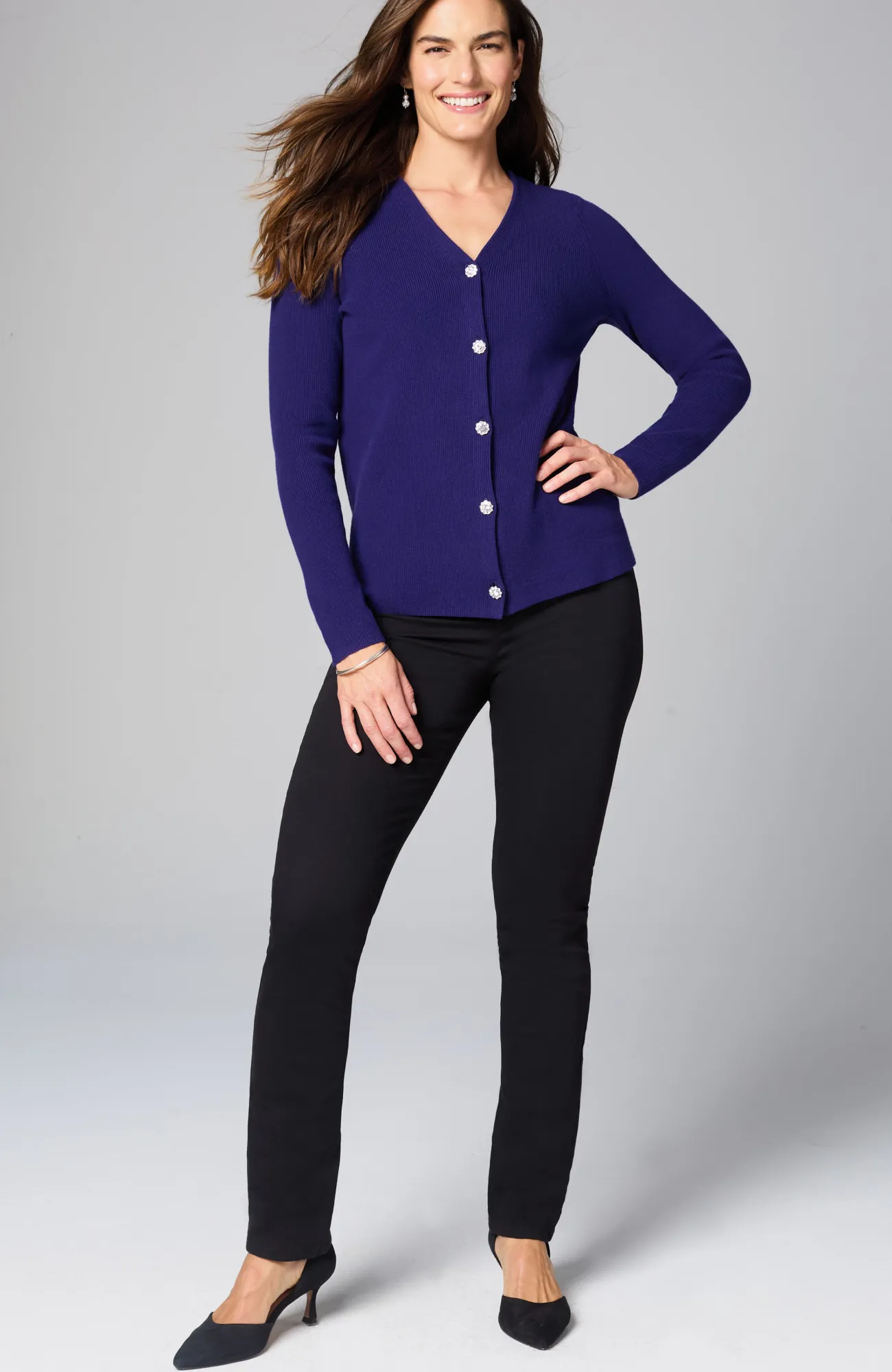 J.Jill Bejeweled Textured Cardi Online