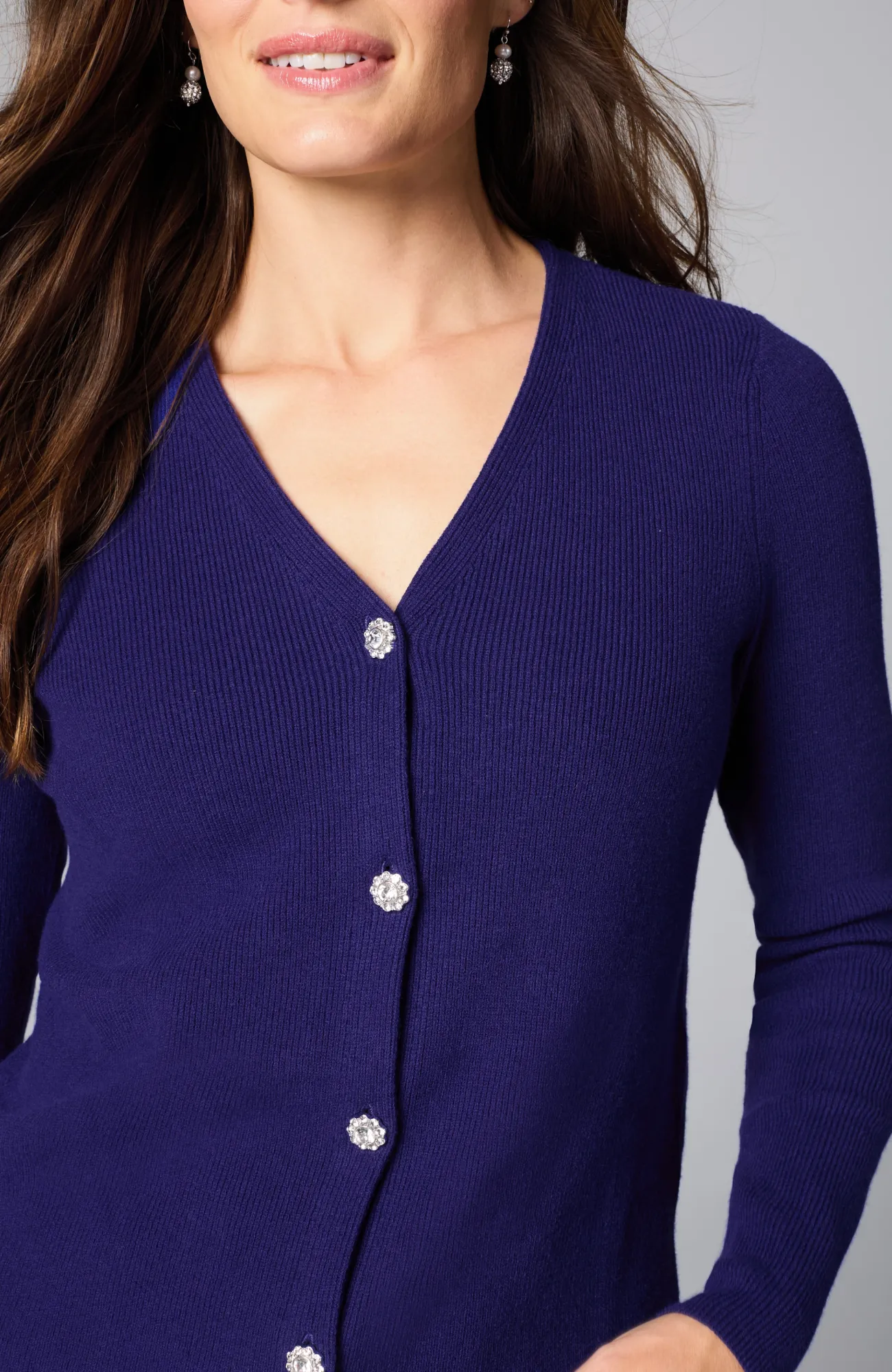 J.Jill Bejeweled Textured Cardi Online