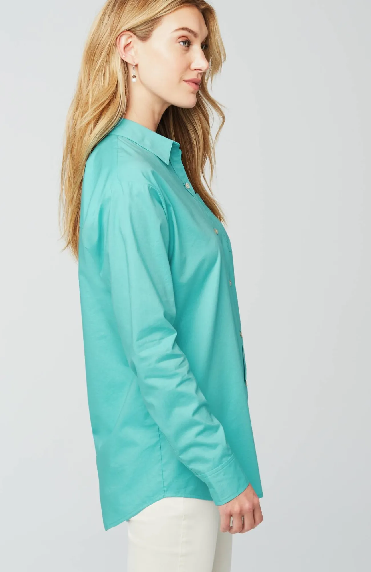 J.Jill Button-Front Relaxed Tunic Cheap