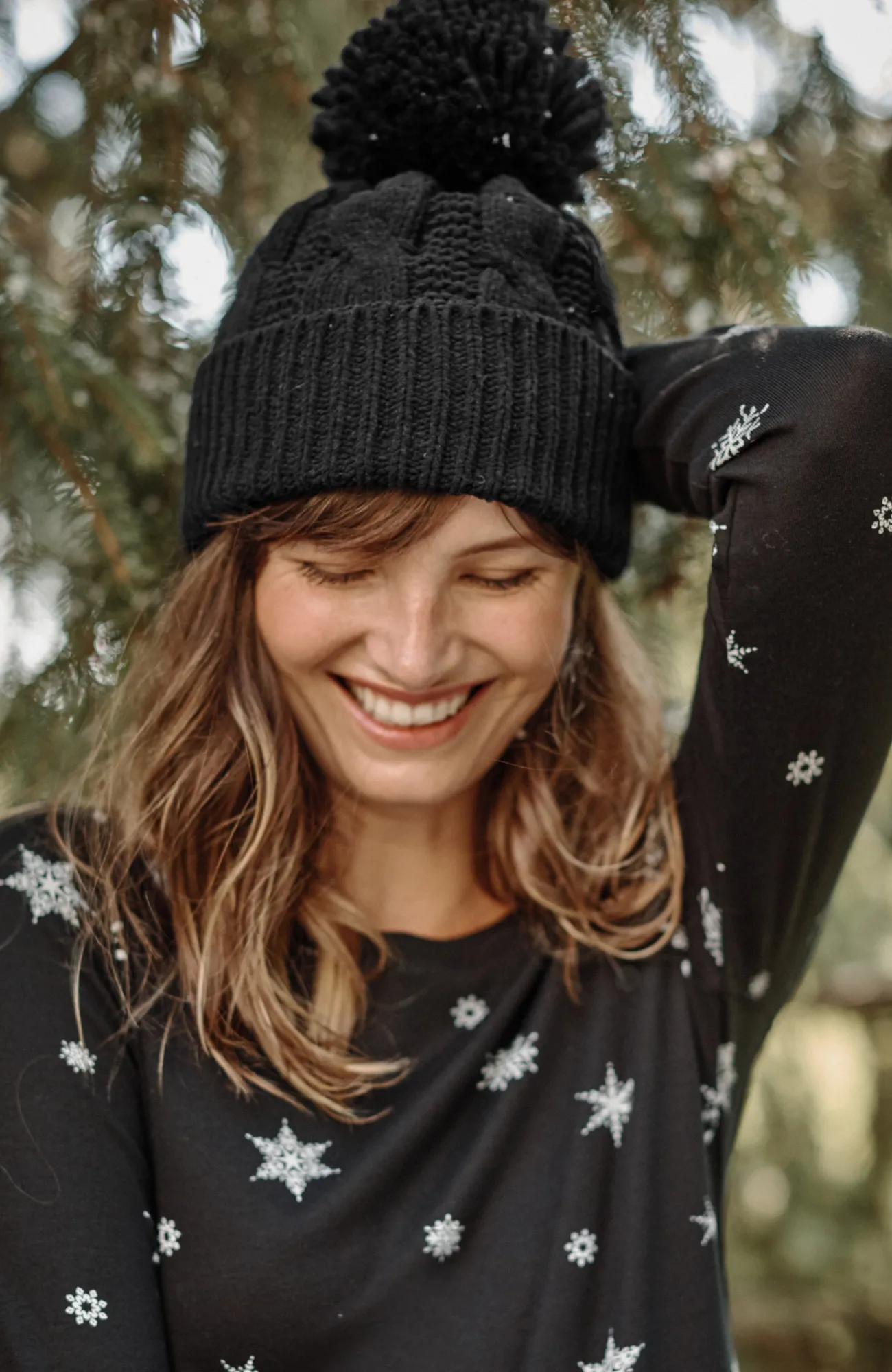 J.Jill Cable-Knit Chenille Hat New