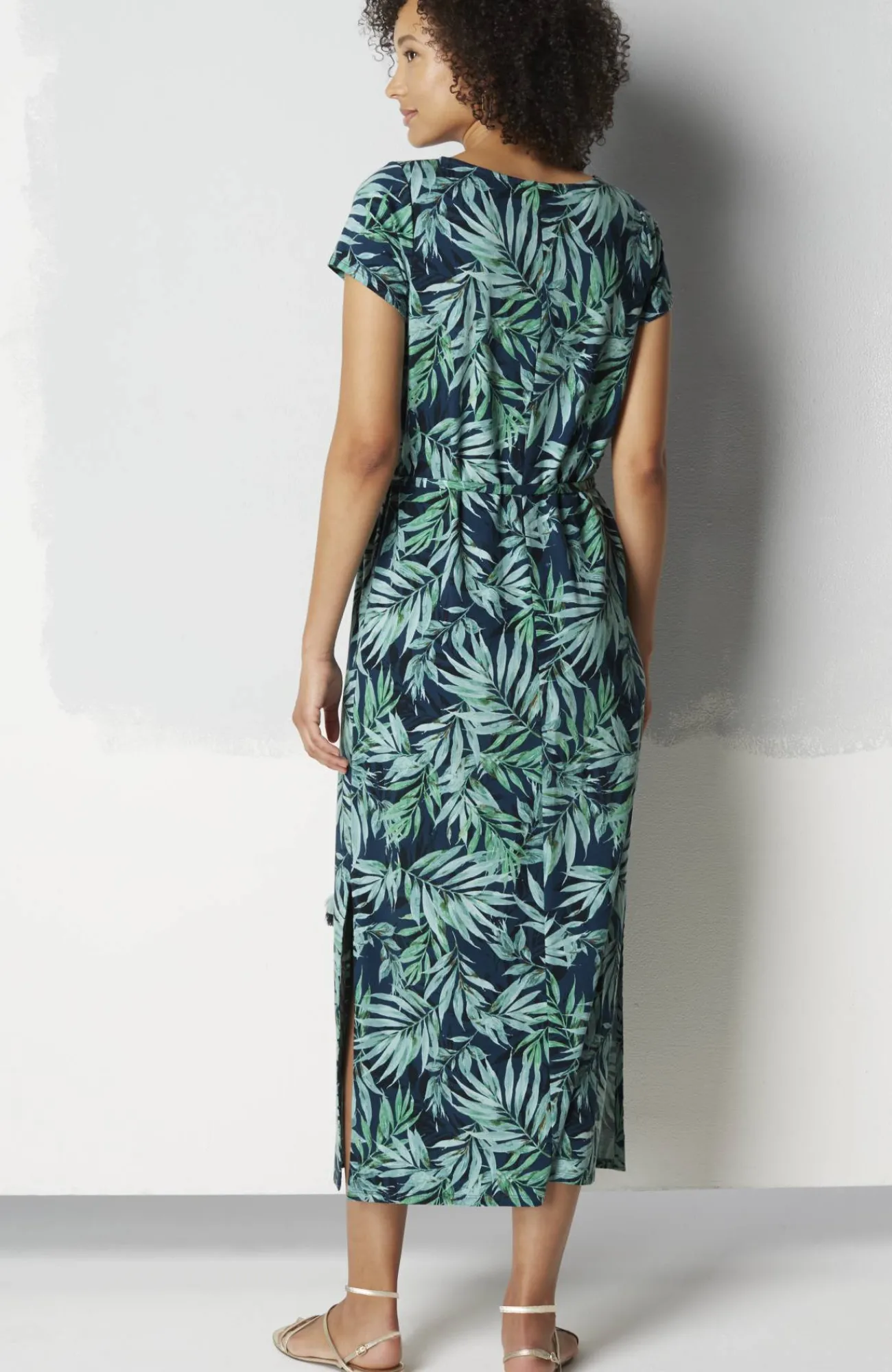 J.Jill Cap-Sleeve Maxi Dress Fashion