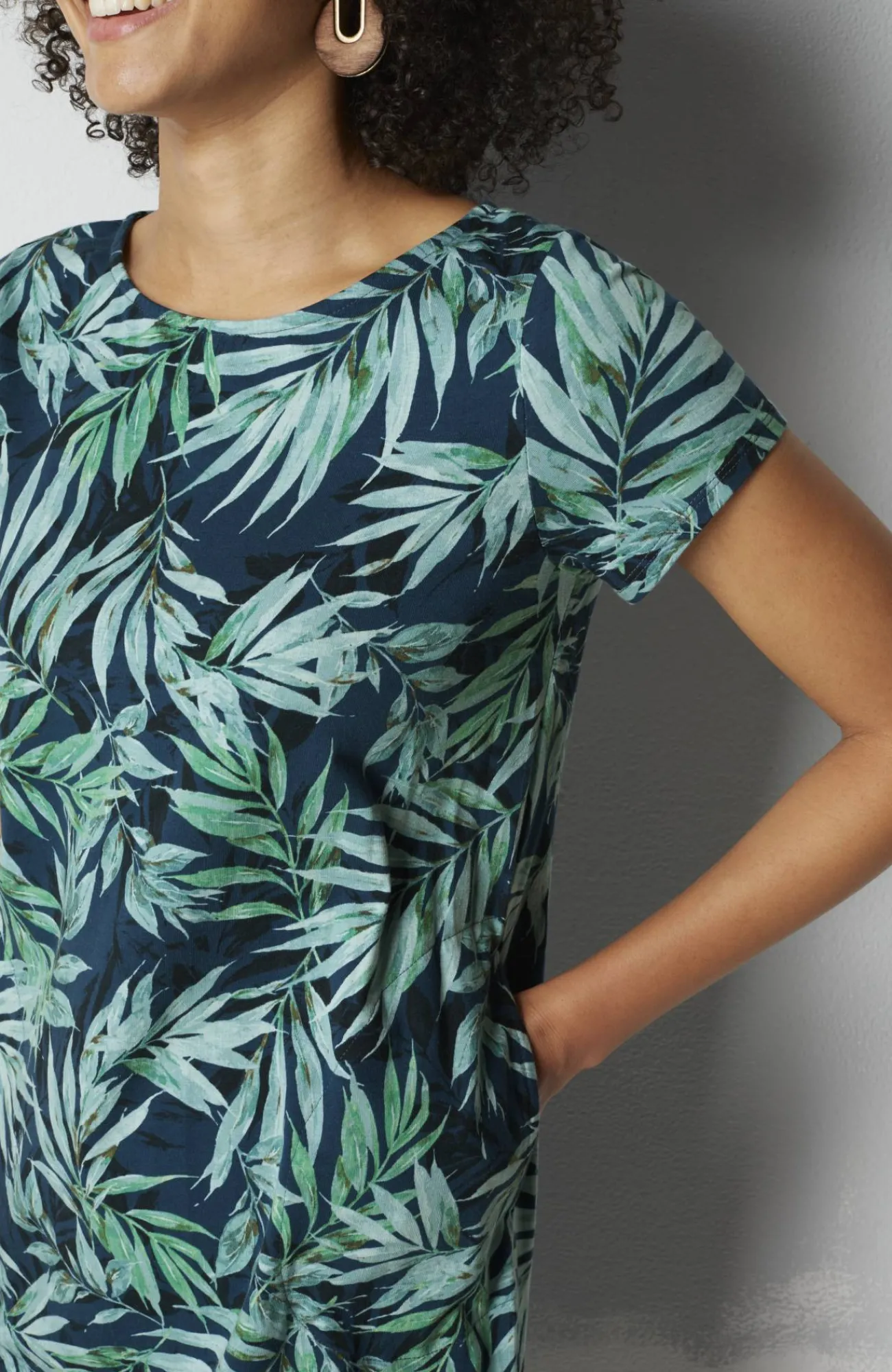 J.Jill Cap-Sleeve Maxi Dress Fashion