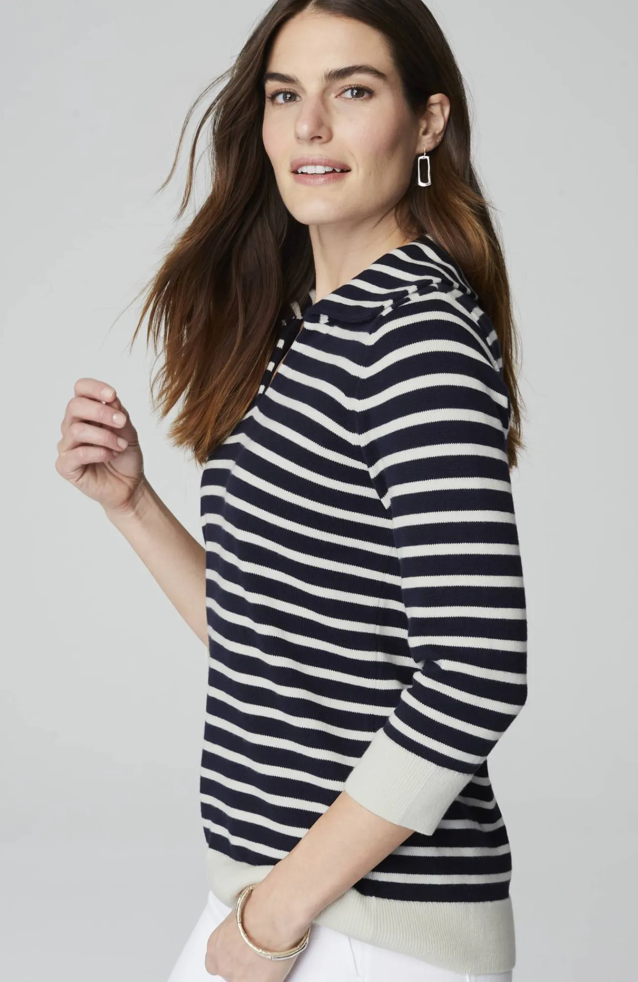 J.Jill Collared Pullover Sweater Cheap