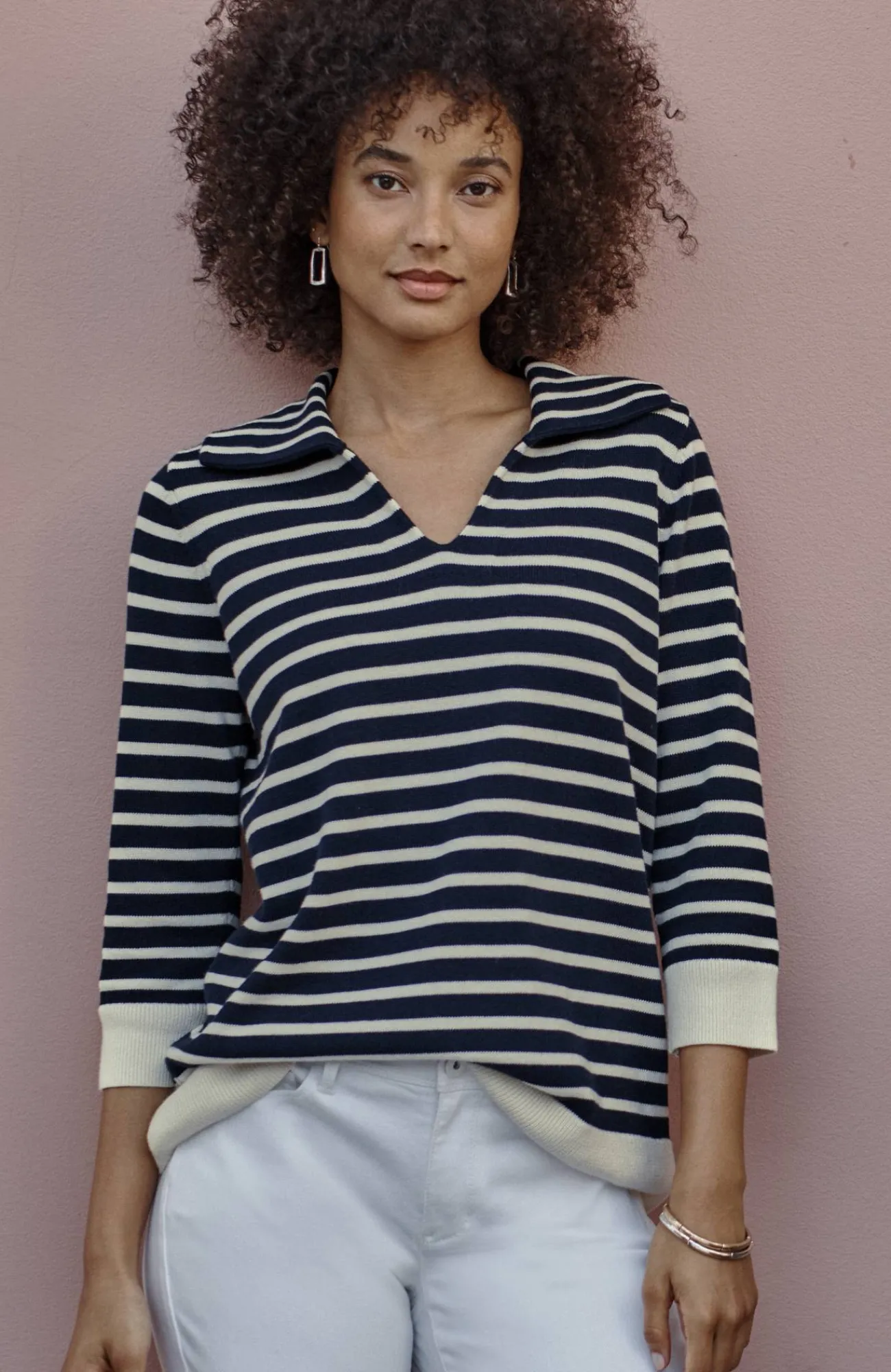 J.Jill Collared Pullover Sweater Cheap