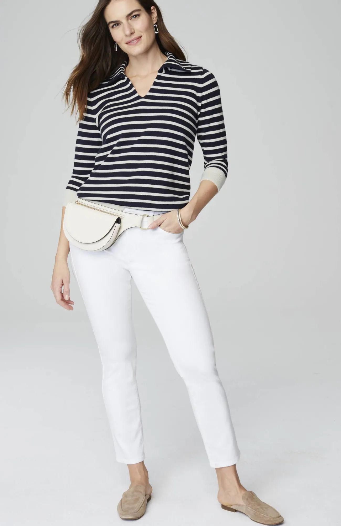 J.Jill Collared Pullover Sweater Cheap