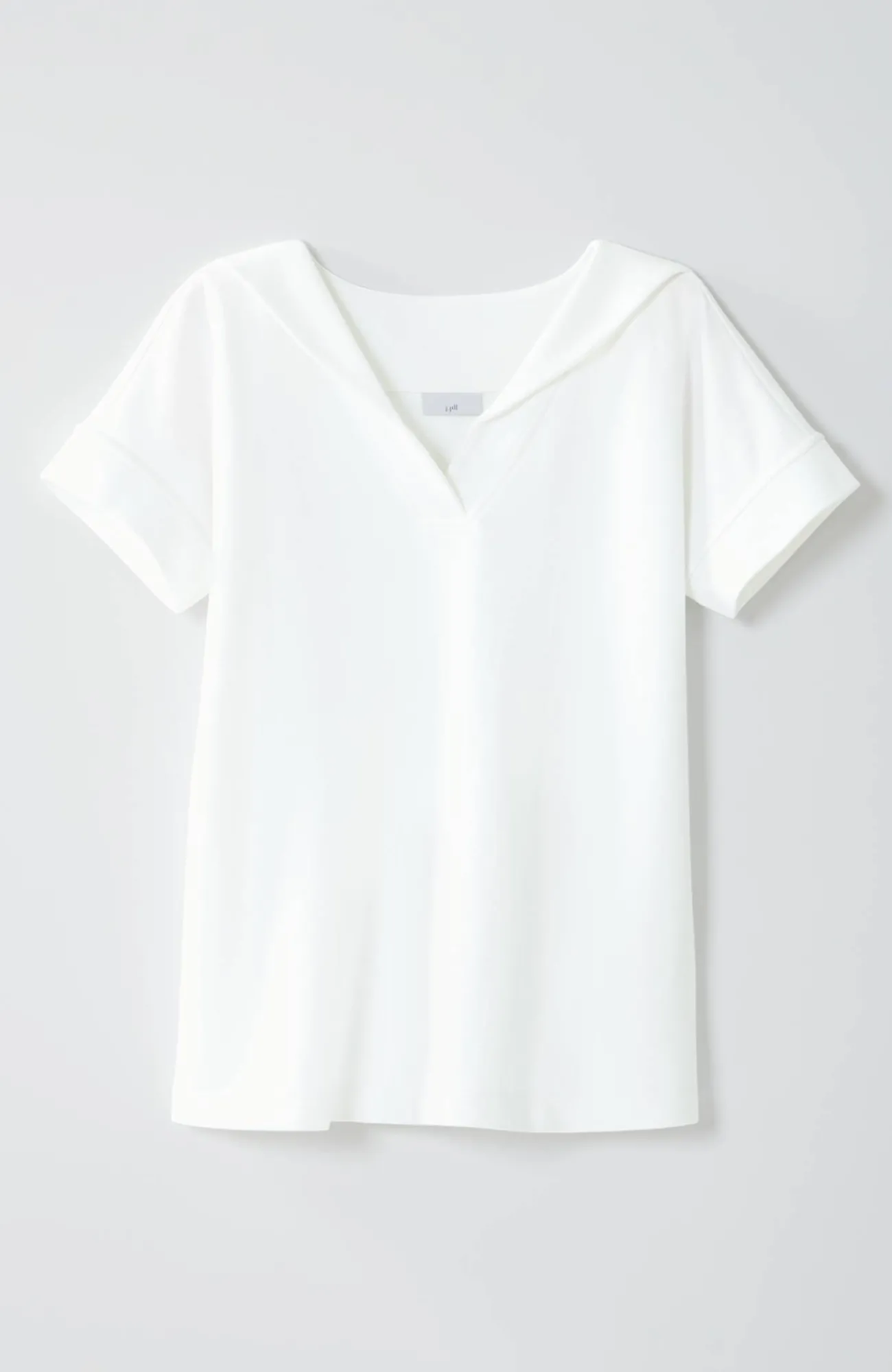 J.Jill Collared Short-Sleeve Sweatshirt Discount
