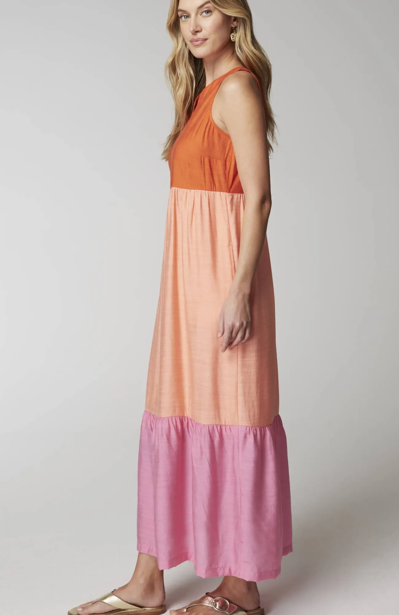J.Jill Color-Block Maxi Dress Best