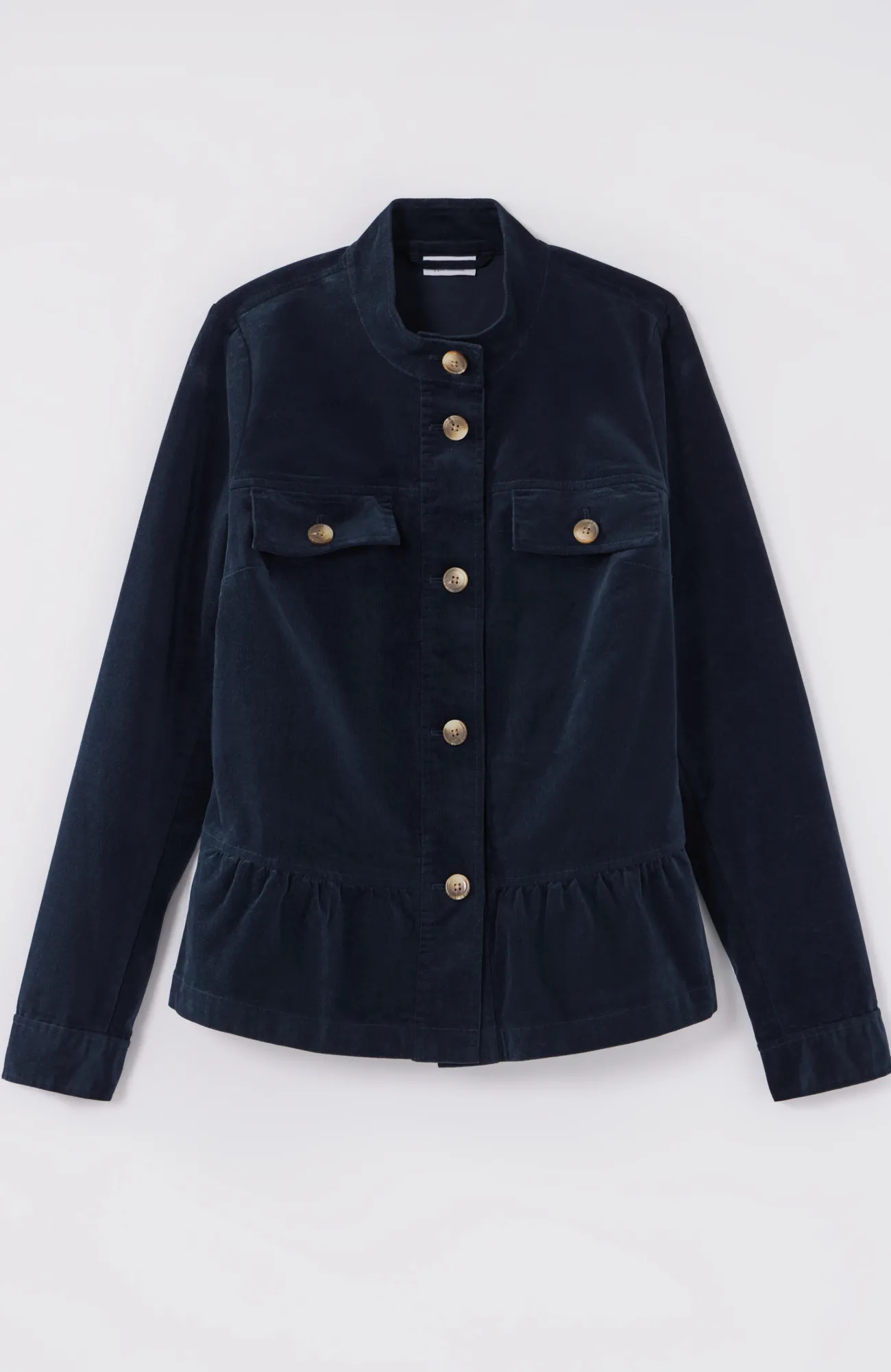 J.Jill Corduroy Peplum Jacket Navy Blue Cheap