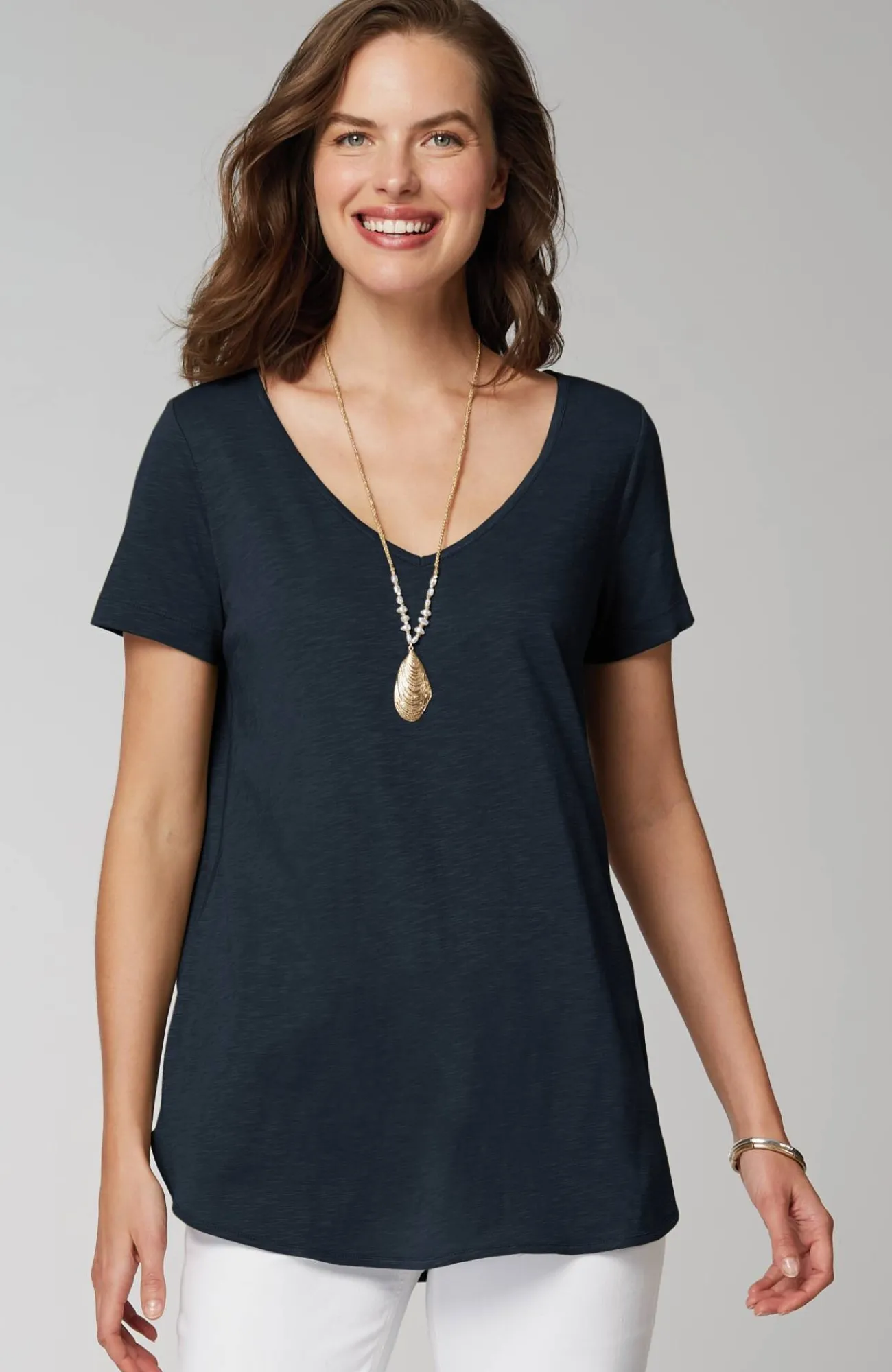 J.Jill Cotton And Tencel™ Modal Shirttail Tunic Store