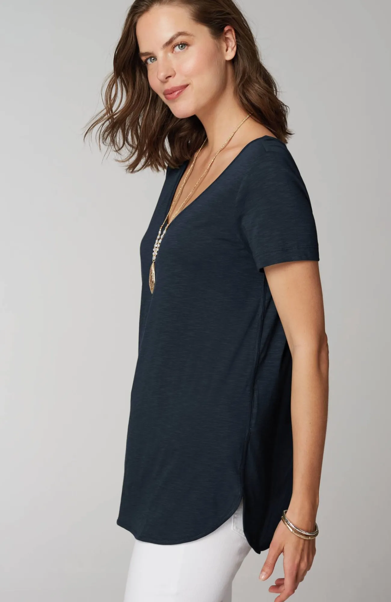 J.Jill Cotton And Tencel™ Modal Shirttail Tunic Store