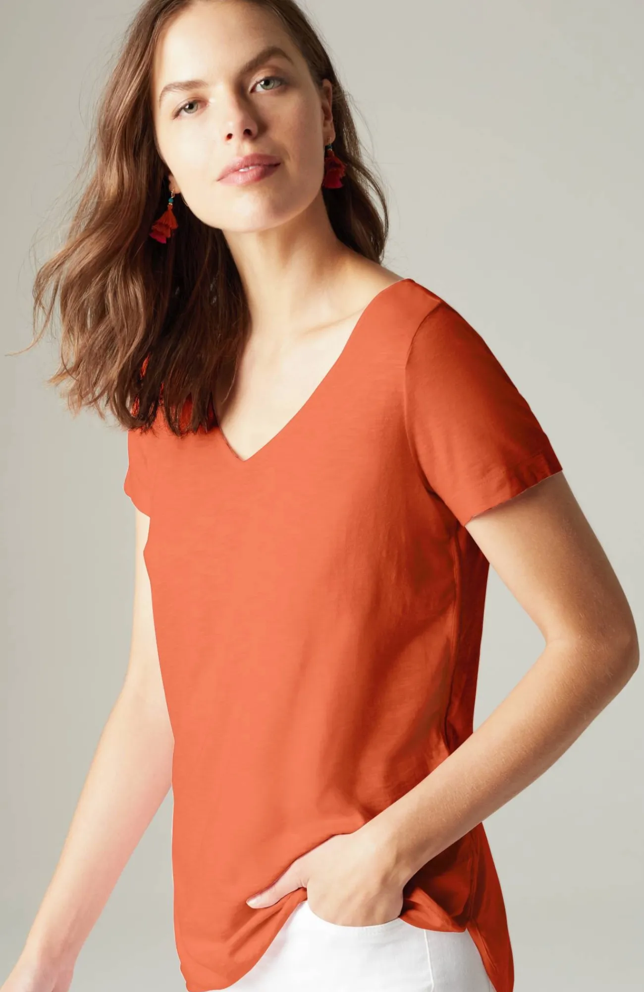 J.Jill Cotton And Tencel™ Modal Shirttail Tunic Store
