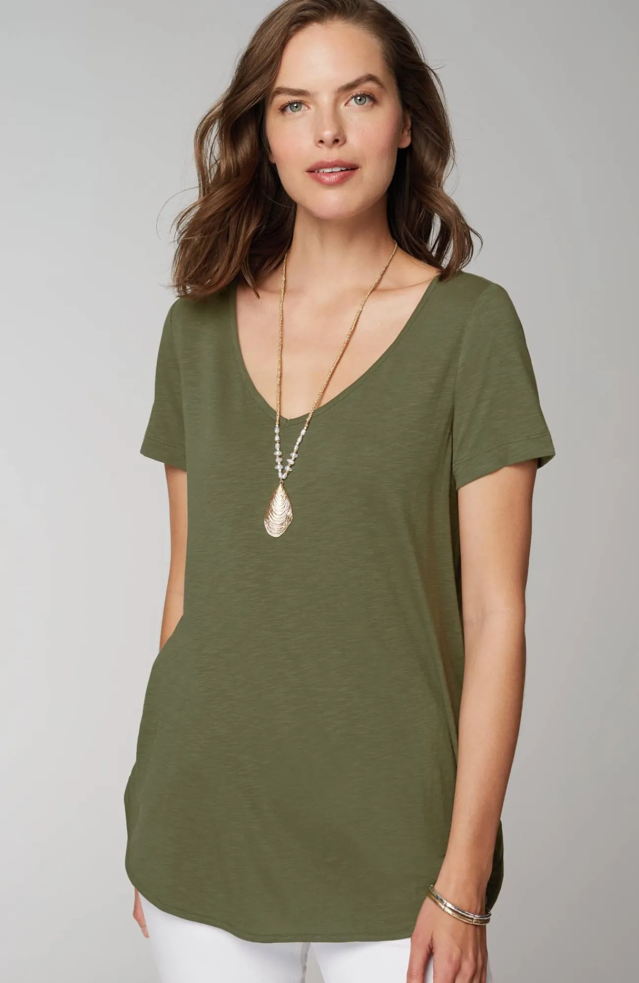 J.Jill Cotton And Tencel™ Modal Shirttail Tunic Store