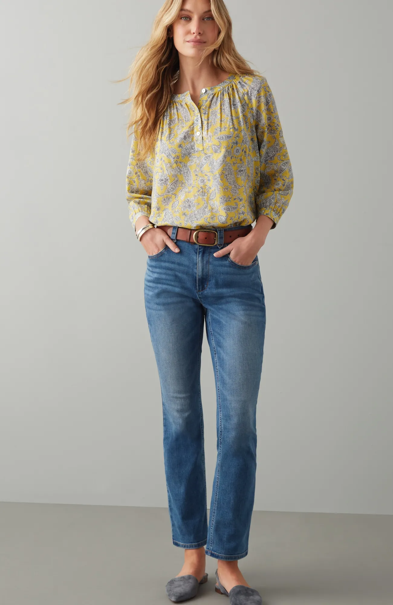 J.Jill Cotton Voile Pullover Top Clearance