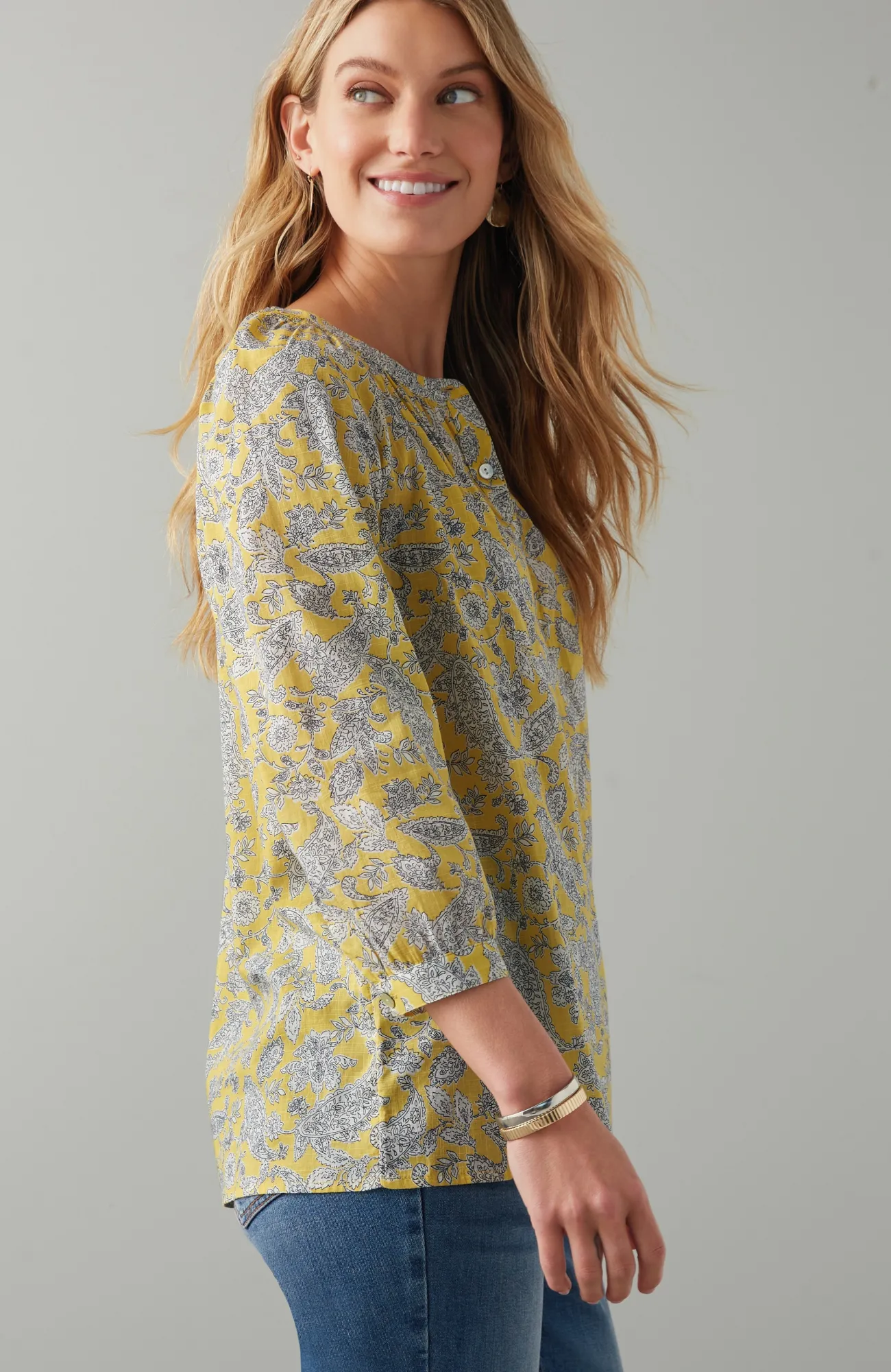 J.Jill Cotton Voile Pullover Top Clearance