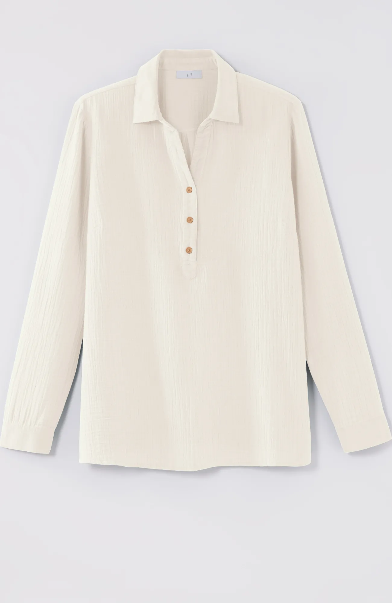 J.Jill Cotton-Gauze Mixed-Media Shirt Best Sale