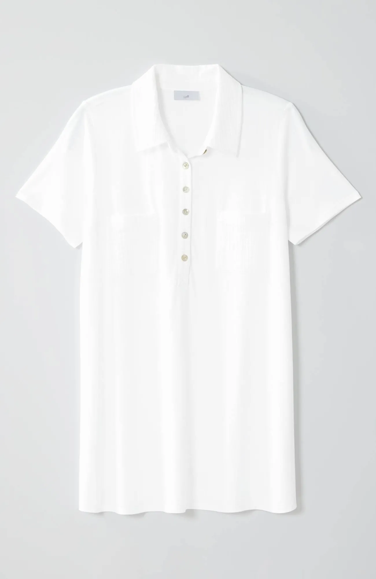 J.Jill Cotton-Gauze Mixed-Media Tunic New