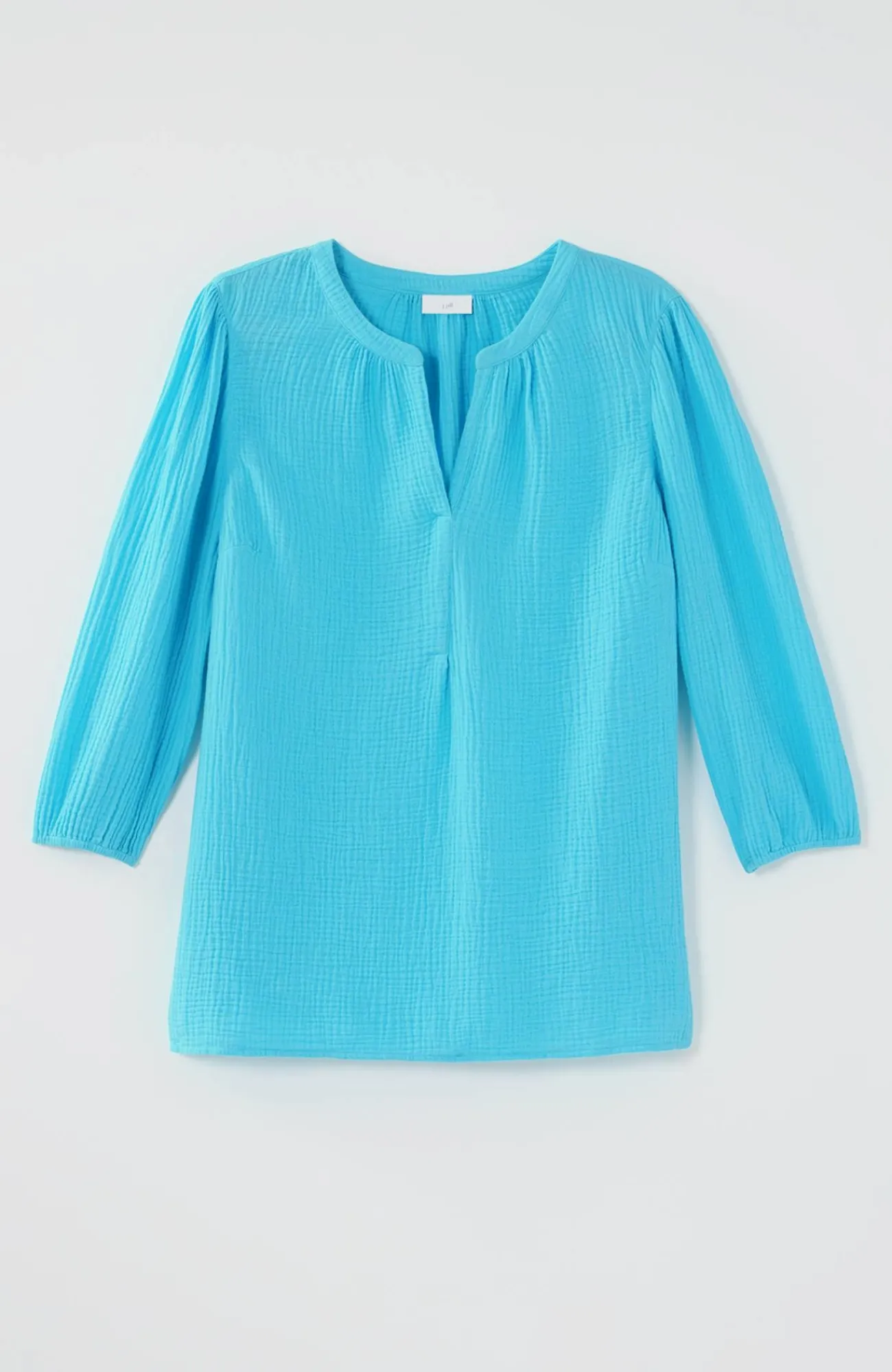 J.Jill Cotton-Gauze Popover Top Cheap
