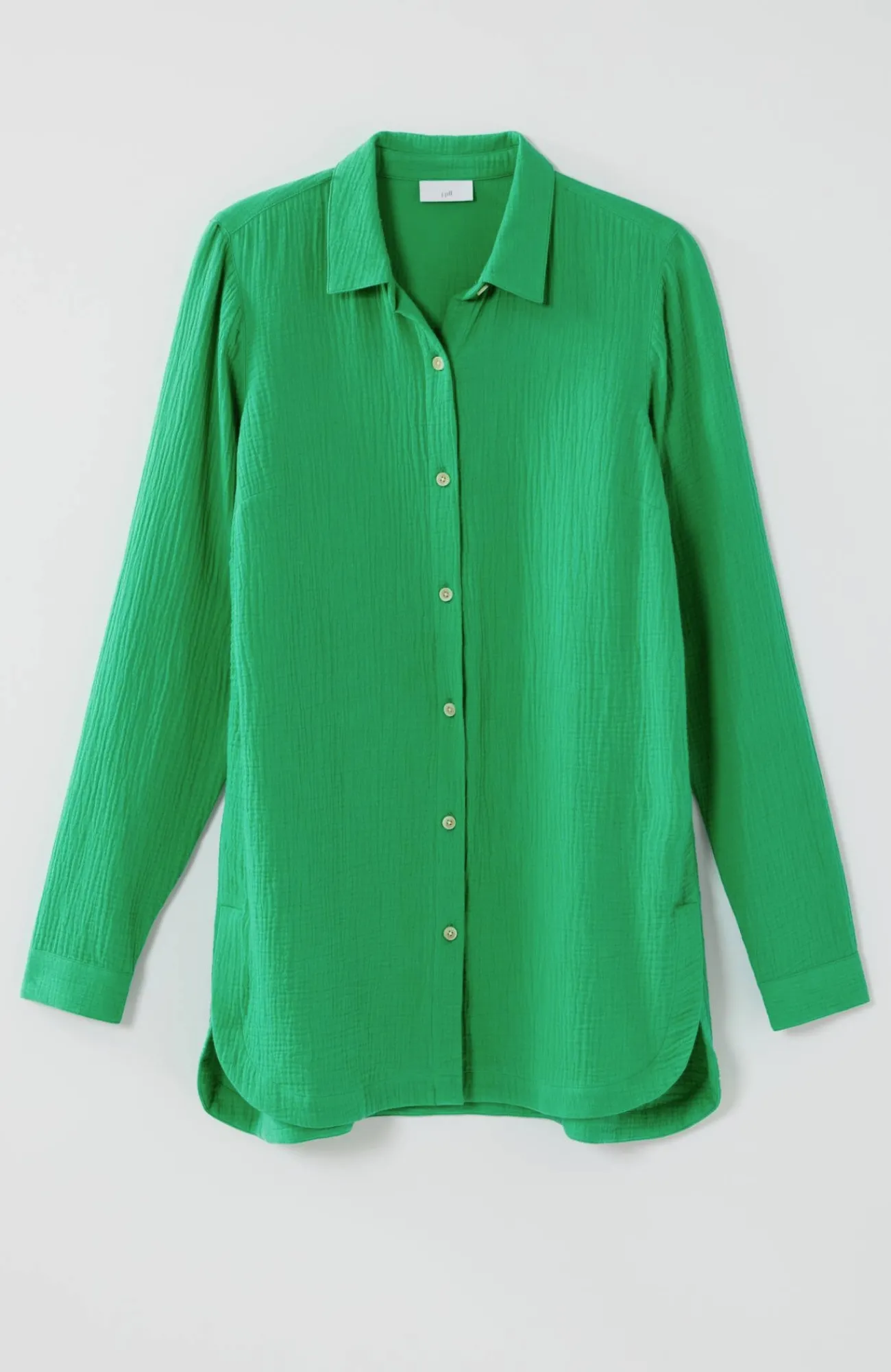 J.Jill Cotton-Gauze Split-Hem Tunic Store