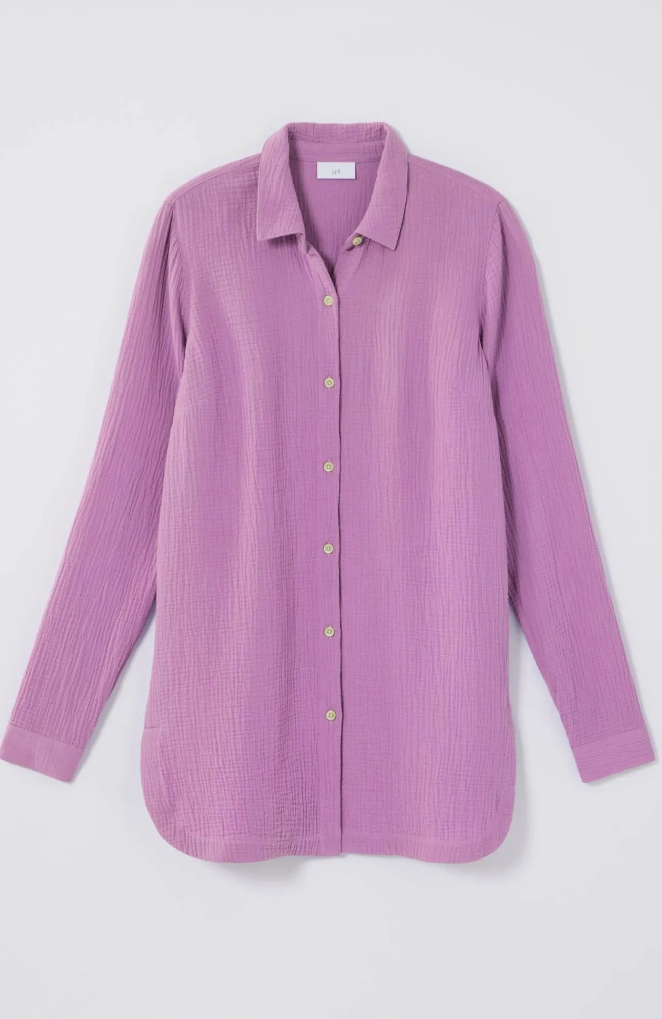 J.Jill Cotton-Gauze Split-Hem Tunic Store