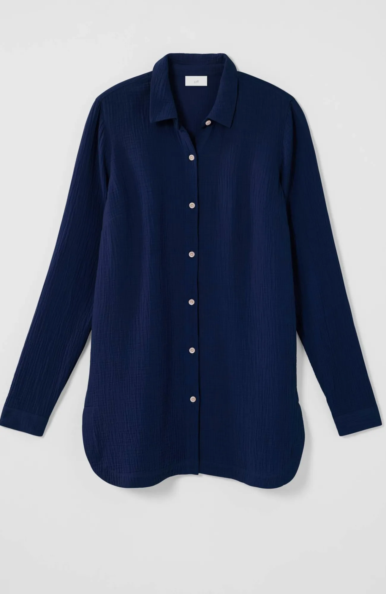 J.Jill Cotton-Gauze Split-Hem Tunic Store
