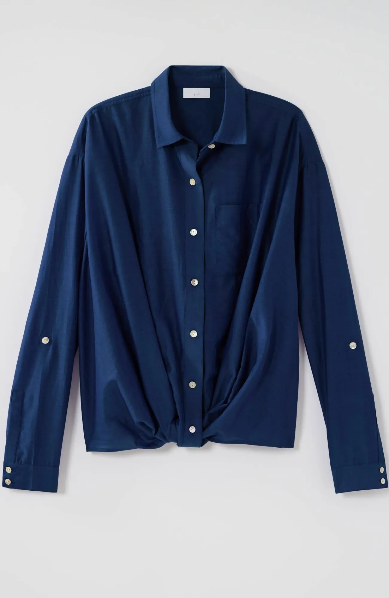 J.Jill Cotton-Silk Twist-Front Top Cheap