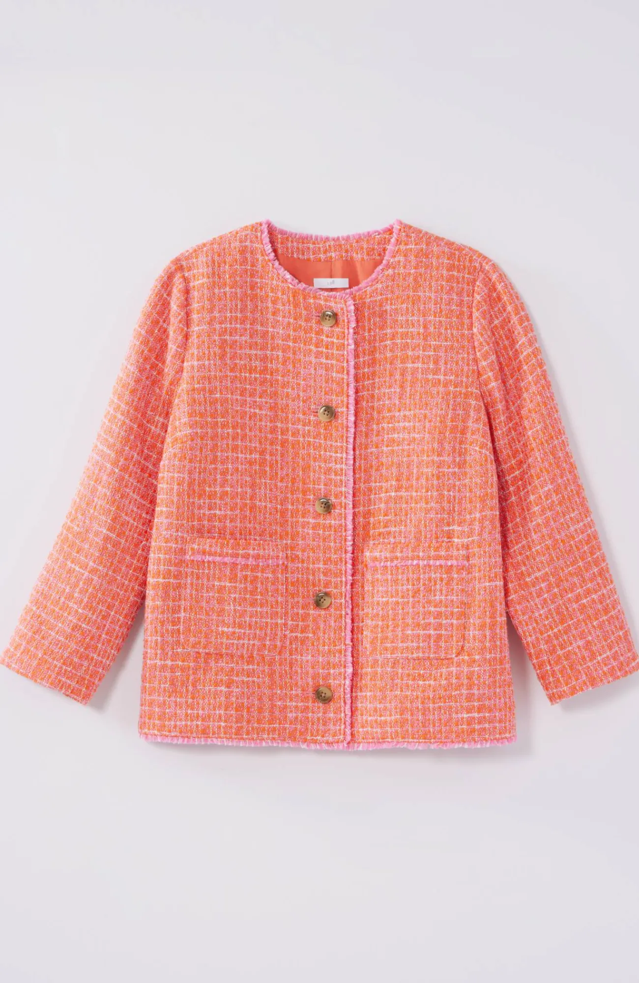 J.Jill Dahlia Tweed Jacket Clementine Multi Sale