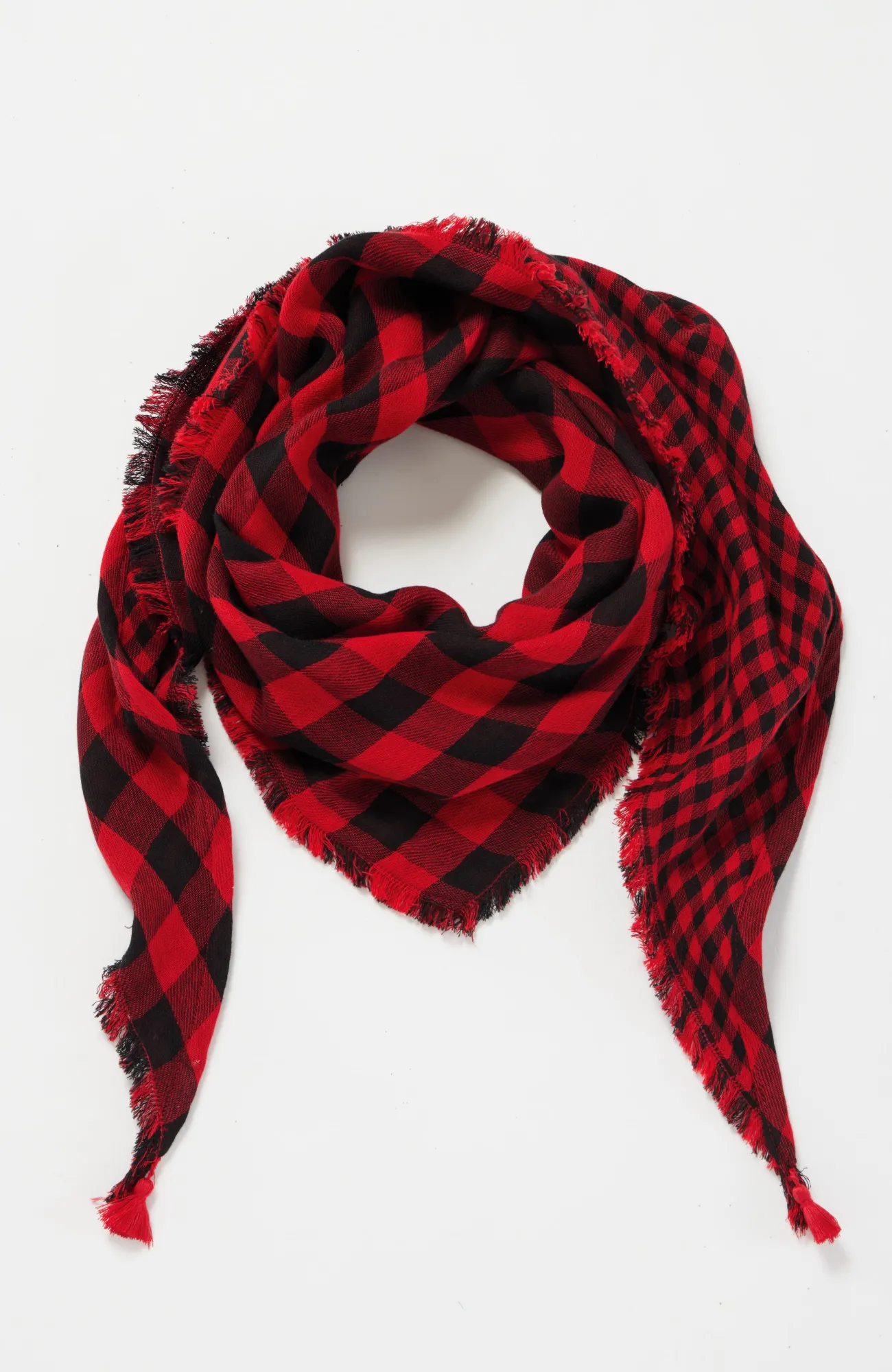 J.Jill Double-Faced Plaid Scarf Cheap