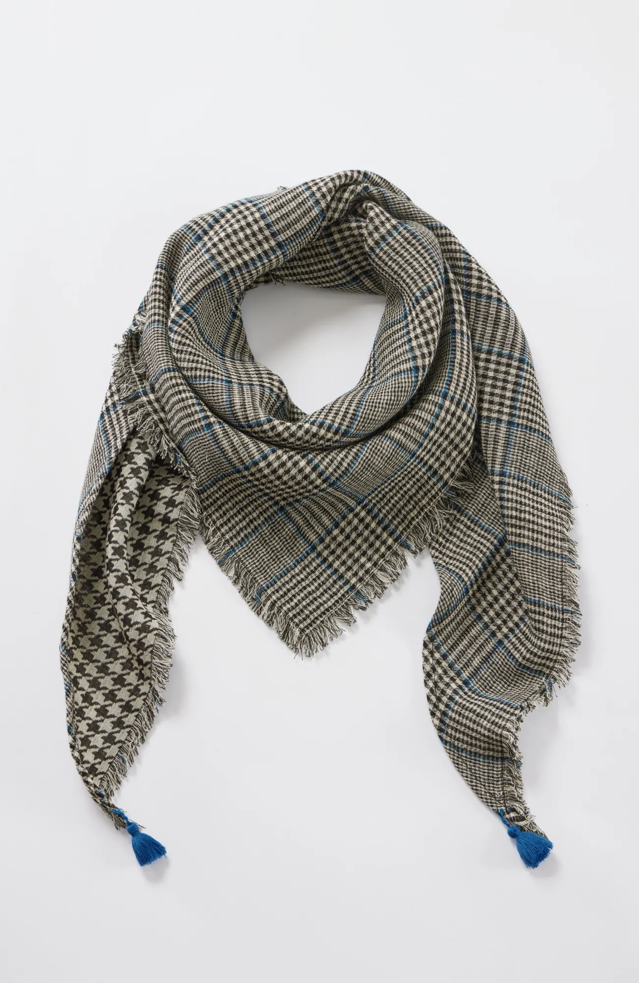 J.Jill Double-Faced Plaid Scarf Cheap