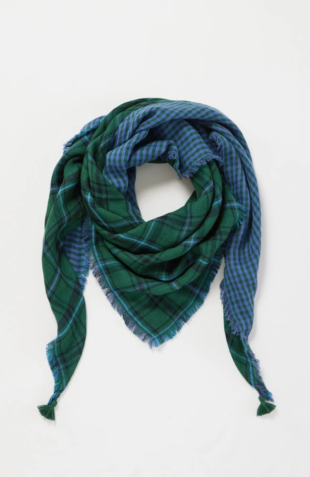 J.Jill Double-Faced Plaid Scarf Cheap