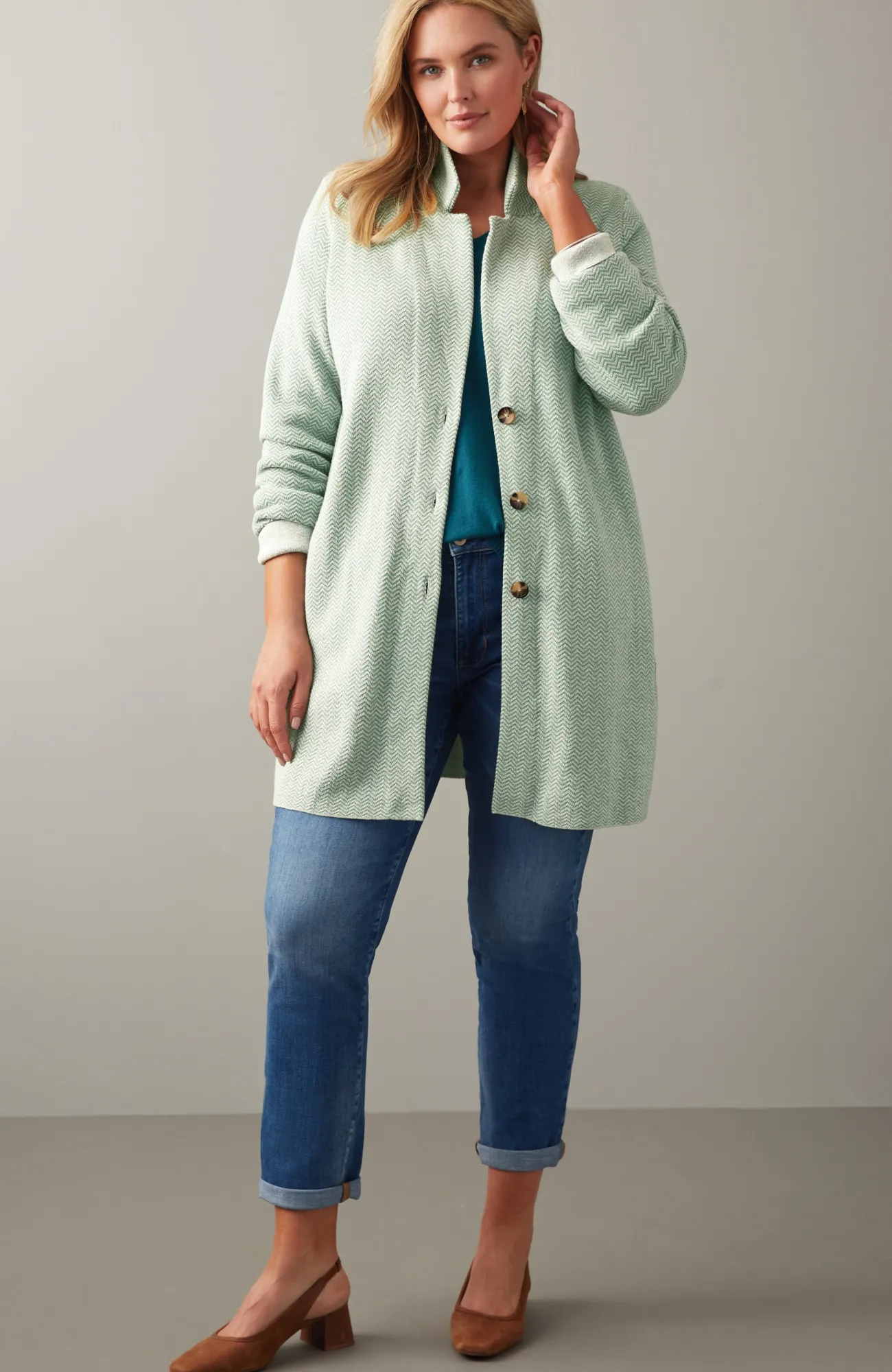J.Jill Double-Knit Blazer New