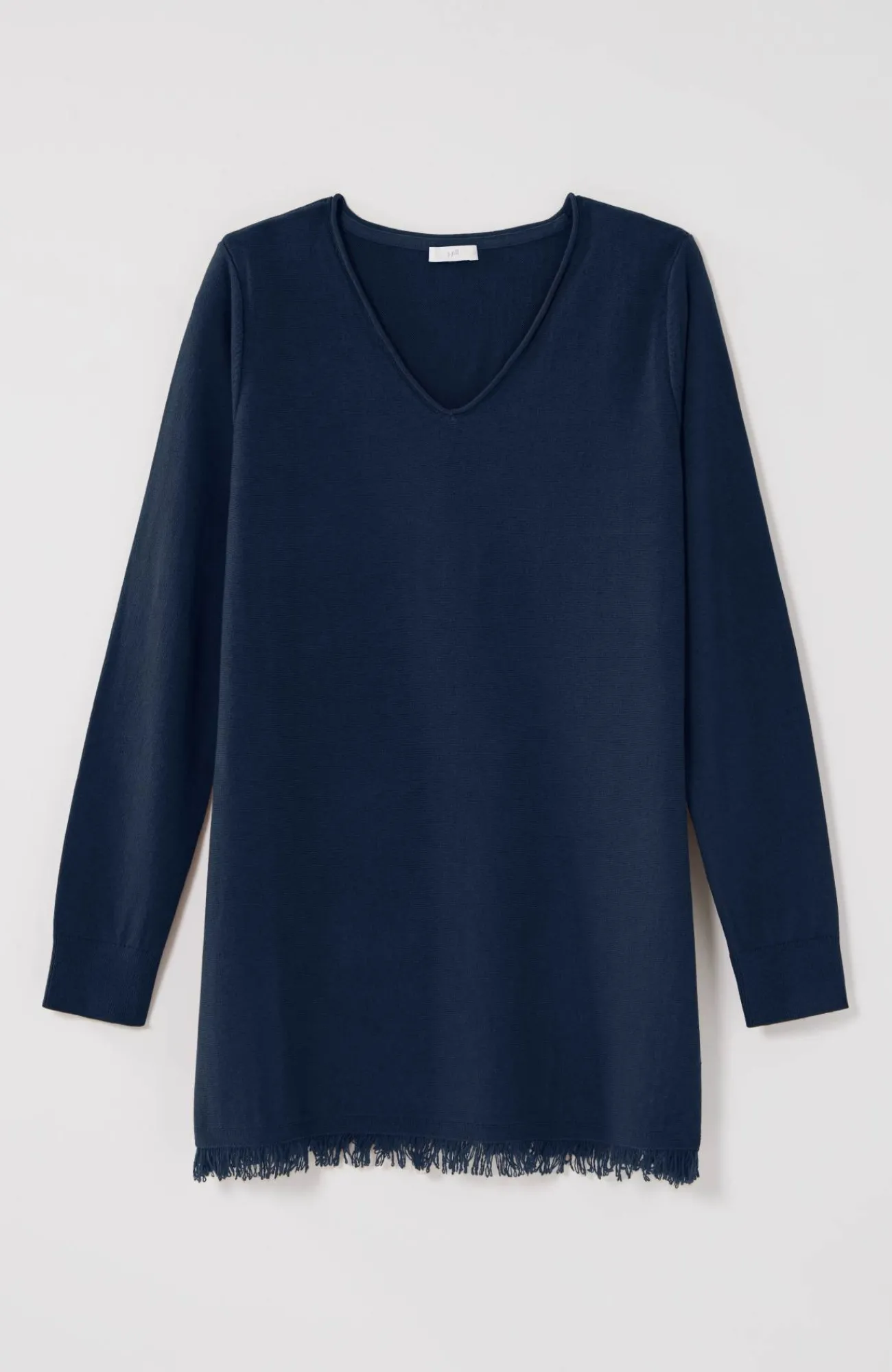 J.Jill Easy Fringed-Hem V-Neck Tunic Outlet