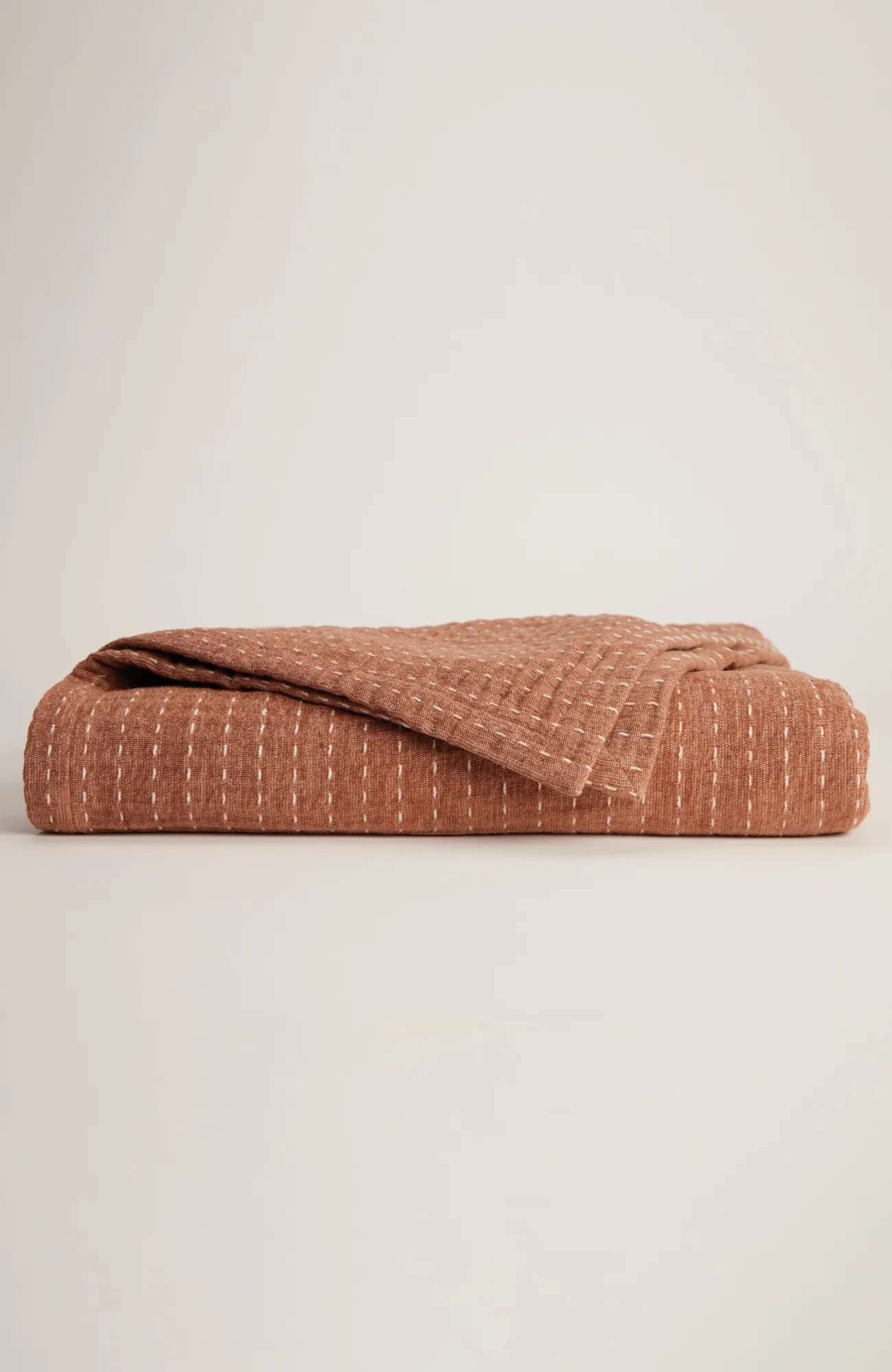 J.Jill Elements Kantha-Stitched Chenille Throw Hot