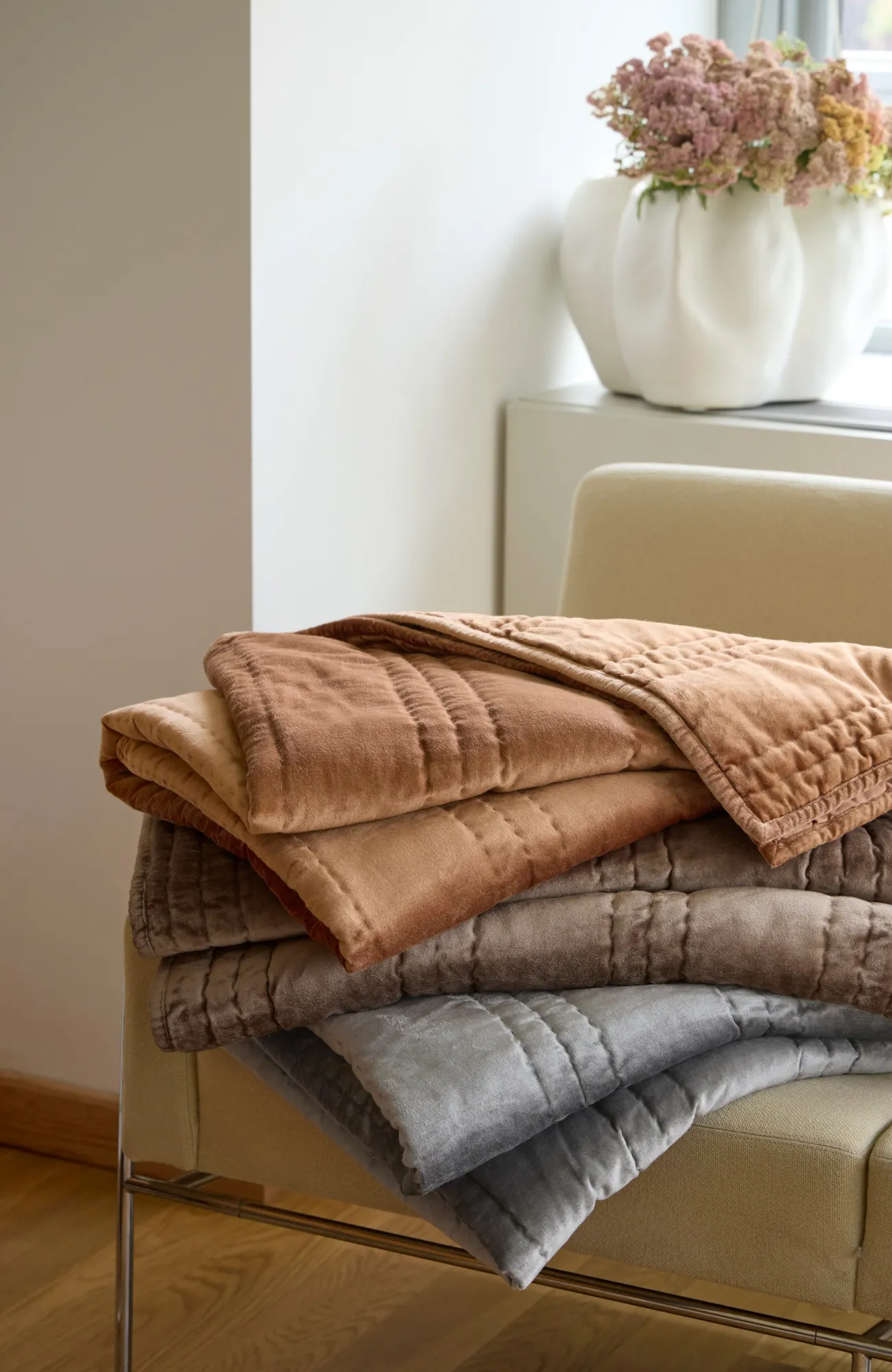 J.Jill Elements Quilted Velvet Throw Best