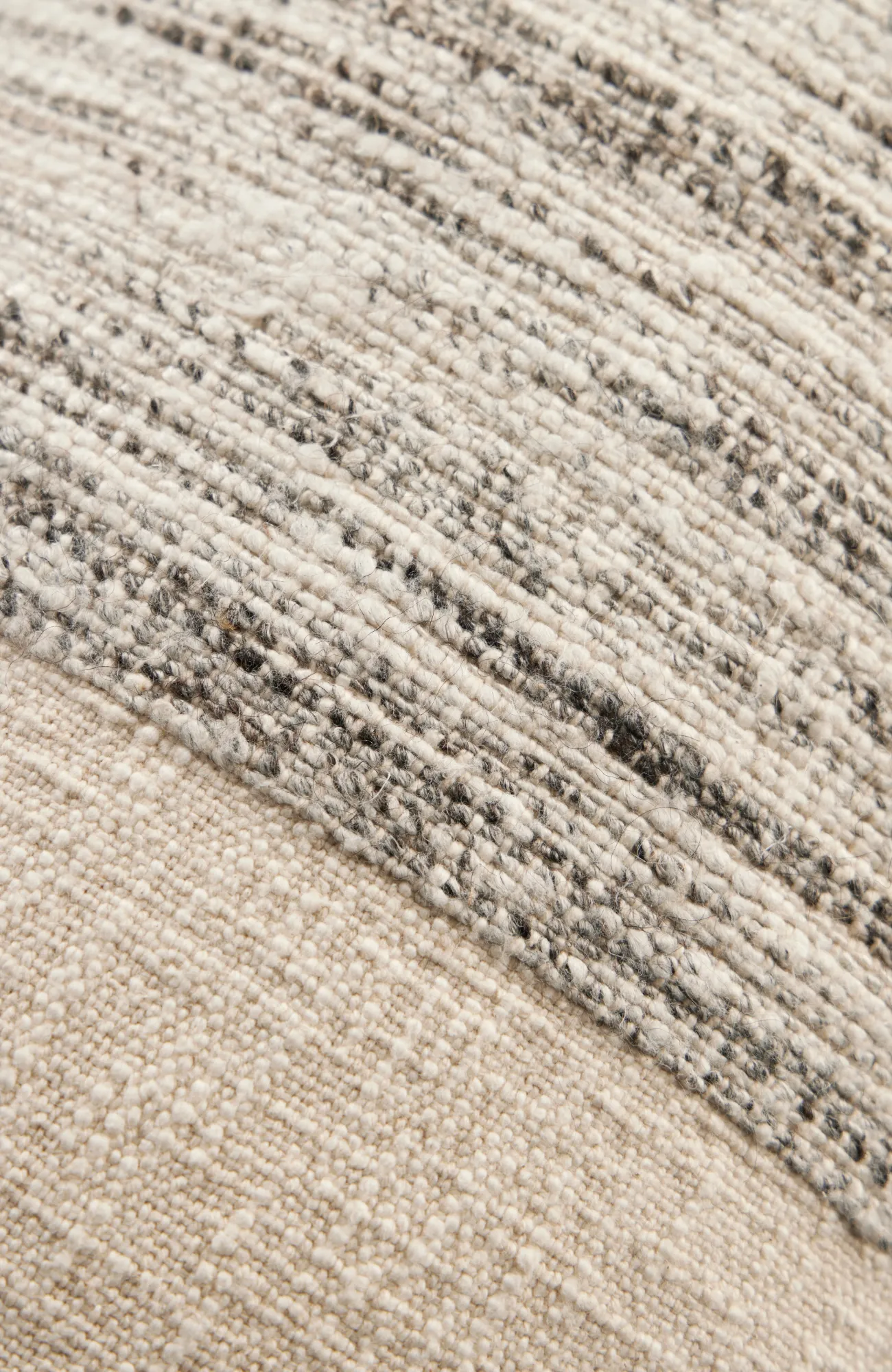 J.Jill Elements Woven Cotton-Blend Pillow Cream/grey Outlet
