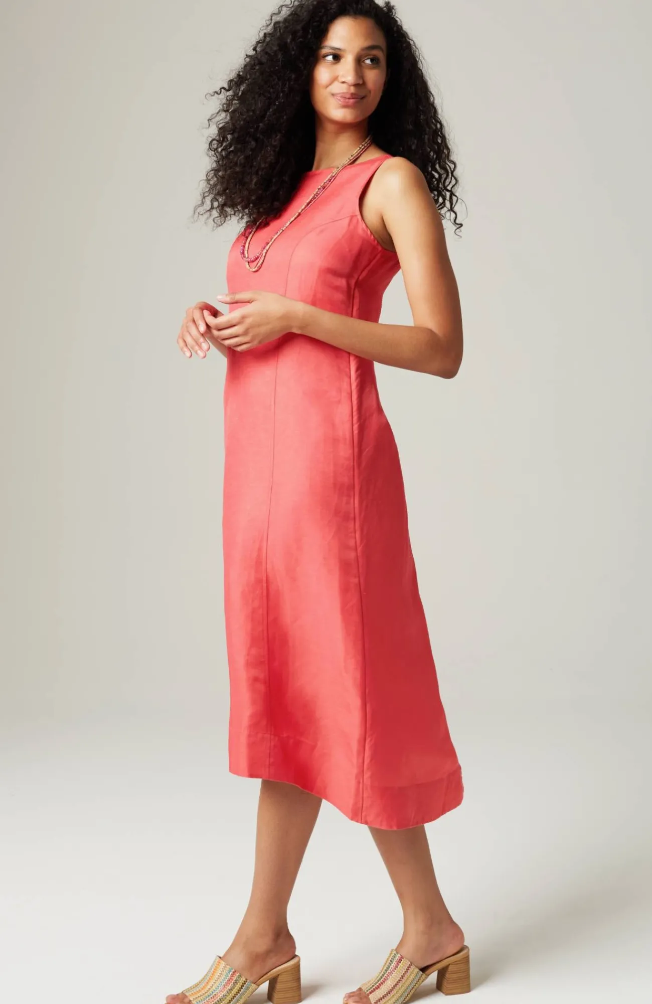 J.Jill Elliptical-Hem A-Line Midi Dress Online