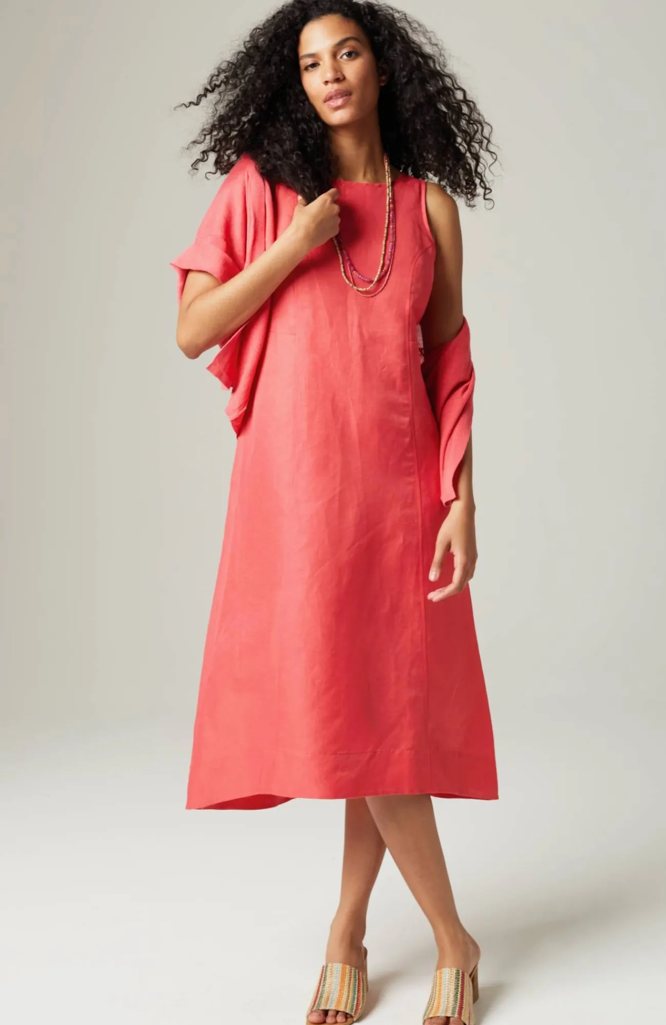 J.Jill Elliptical-Hem A-Line Midi Dress Online