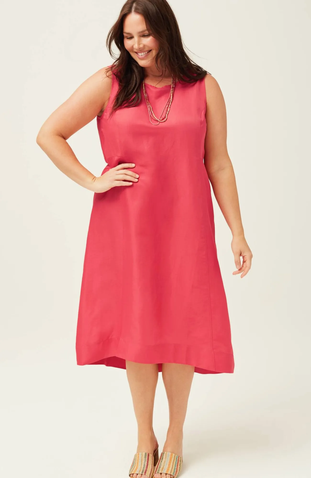 J.Jill Elliptical-Hem A-Line Midi Dress Online