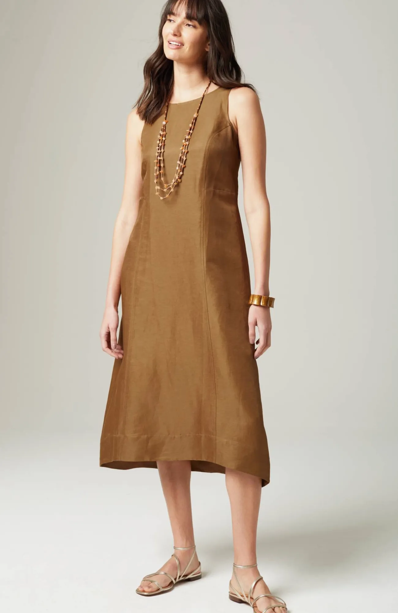 J.Jill Elliptical-Hem A-Line Midi Dress Online