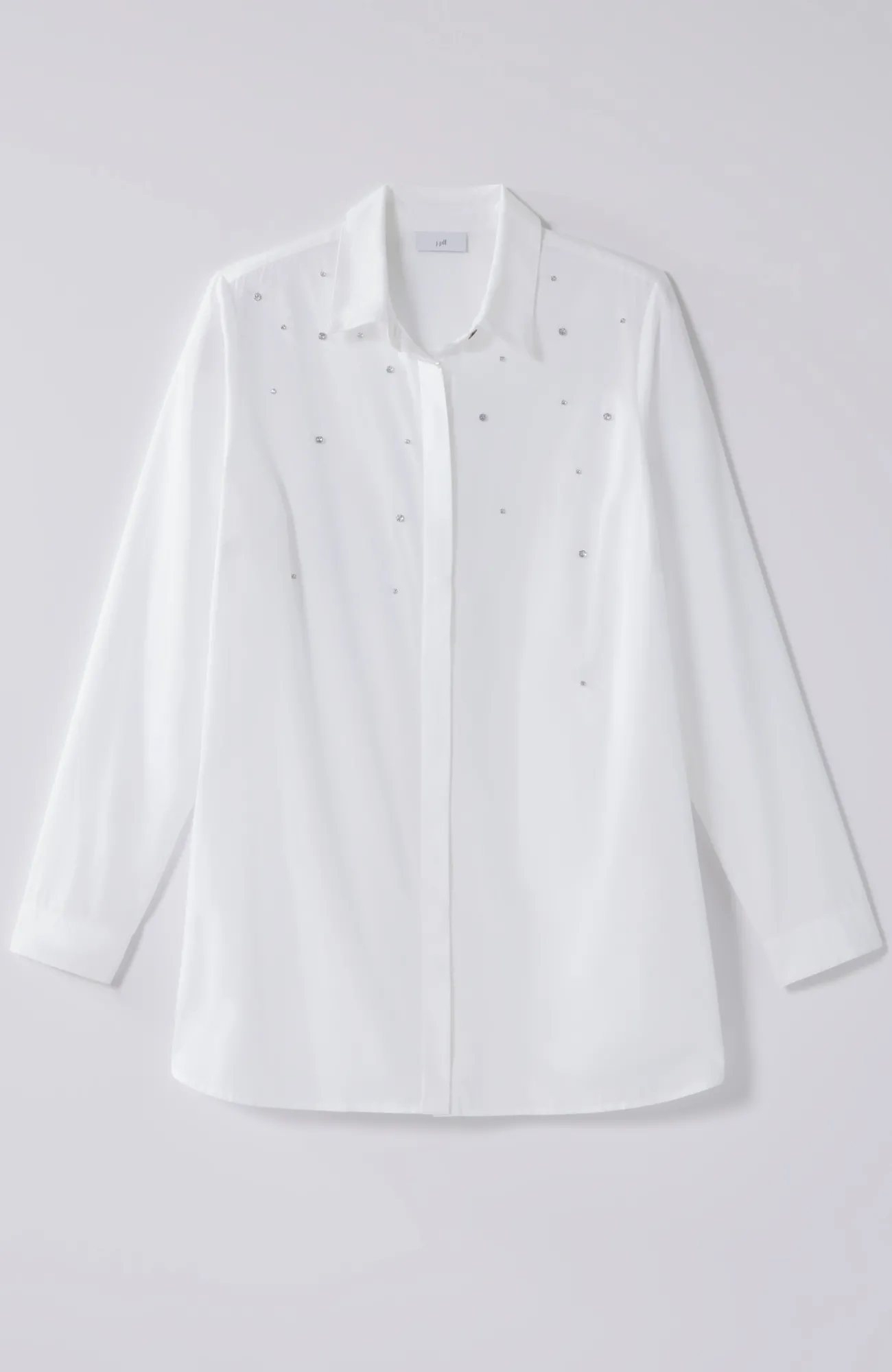 J.Jill Embellished Tunic White Outlet