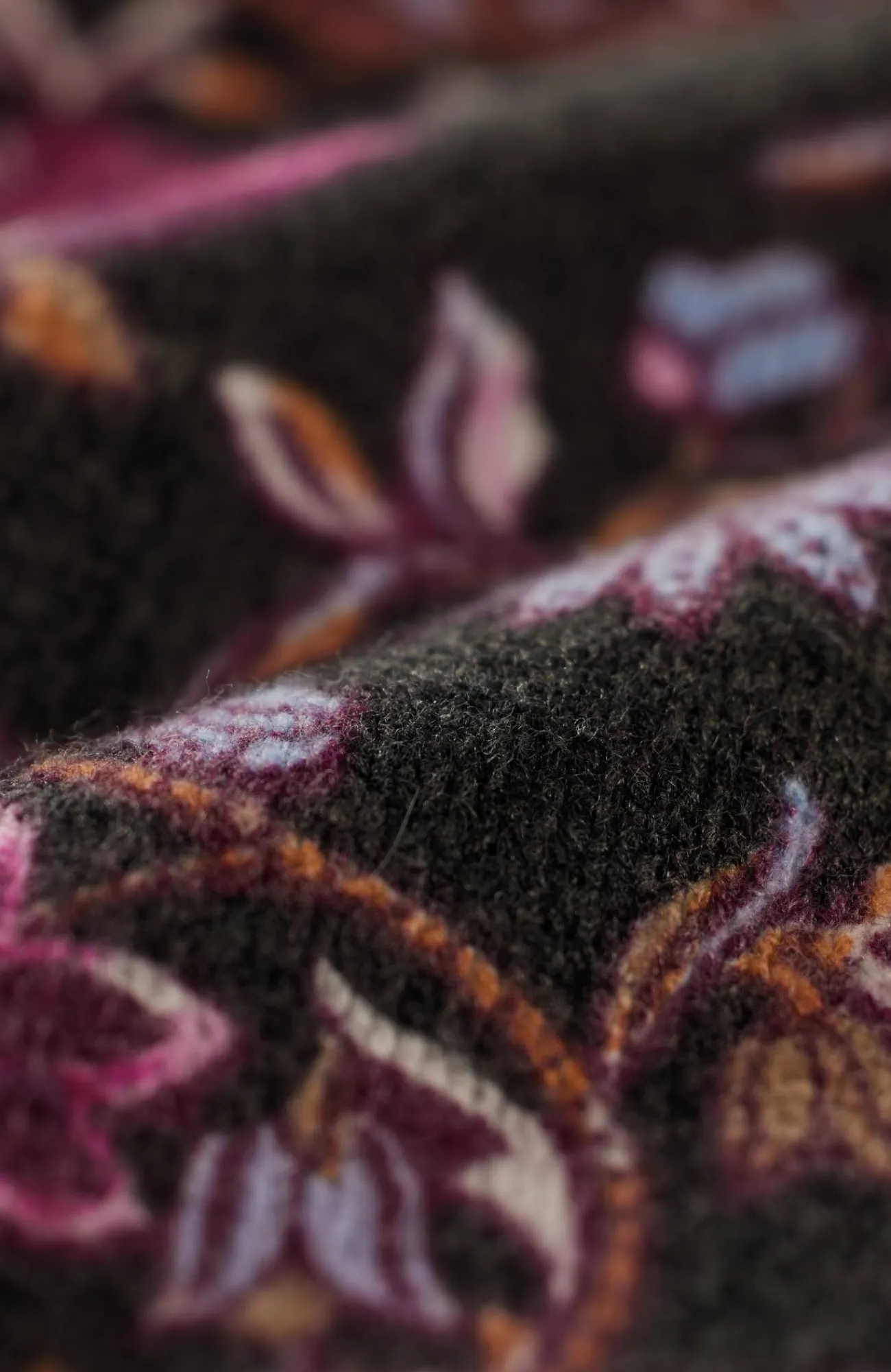 J.Jill Enchanted Florals Sweater Greystone Placed Radiant Flowers Discount