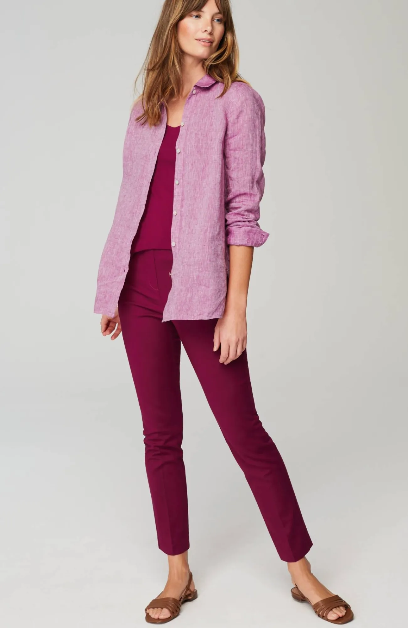 J.Jill Everyday Linen Button-Front Shirt Cheap