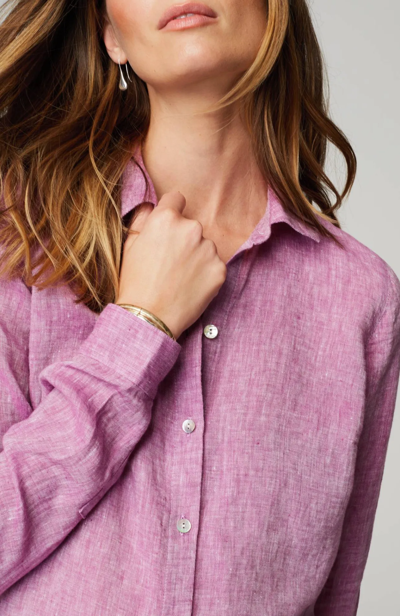 J.Jill Everyday Linen Button-Front Shirt Cheap