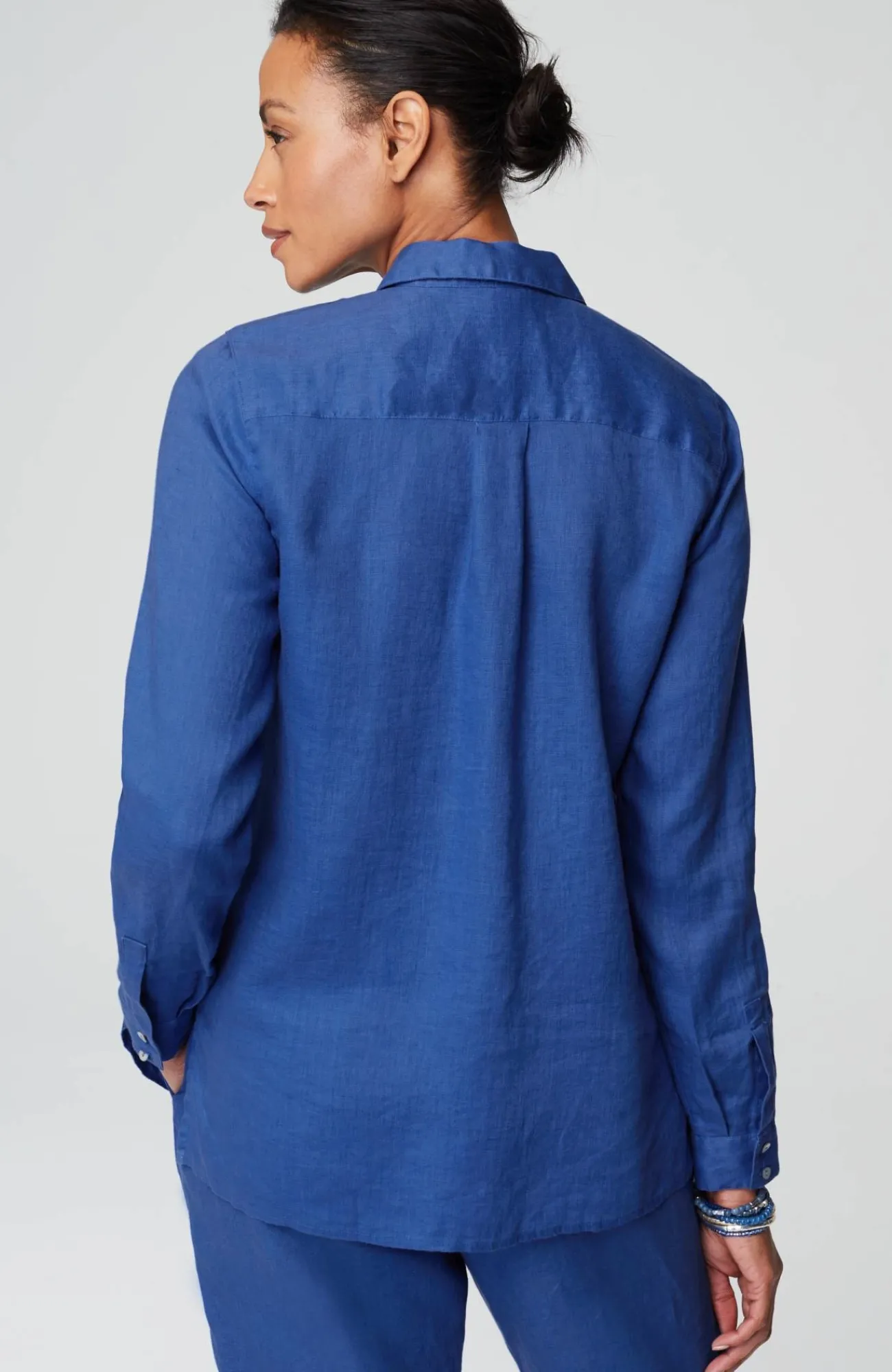 J.Jill Everyday Linen Button-Front Shirt Cheap