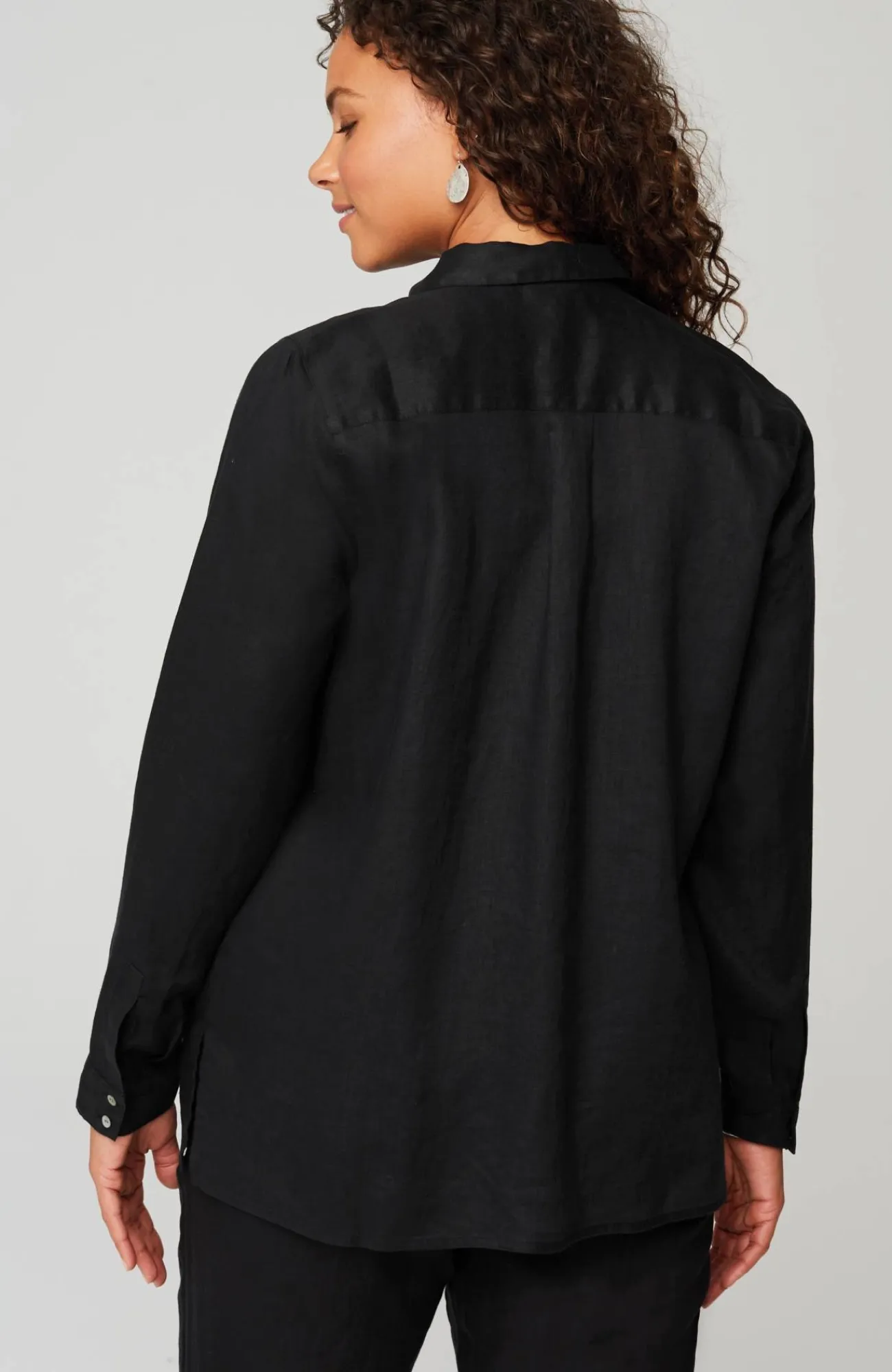 J.Jill Everyday Linen Button-Front Shirt Cheap