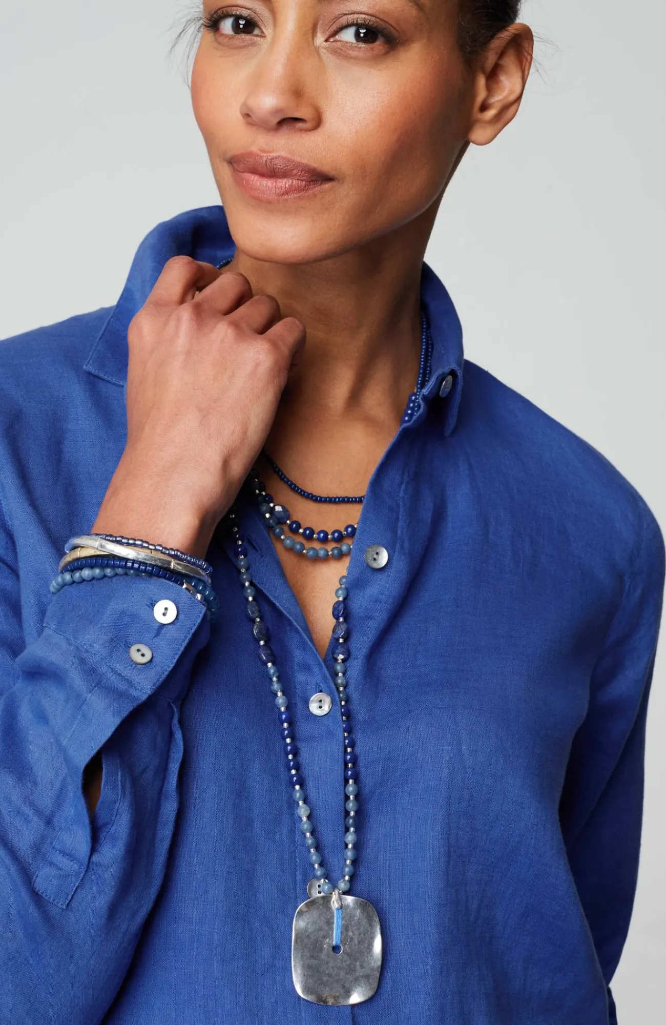 J.Jill Everyday Linen Button-Front Shirt Cheap