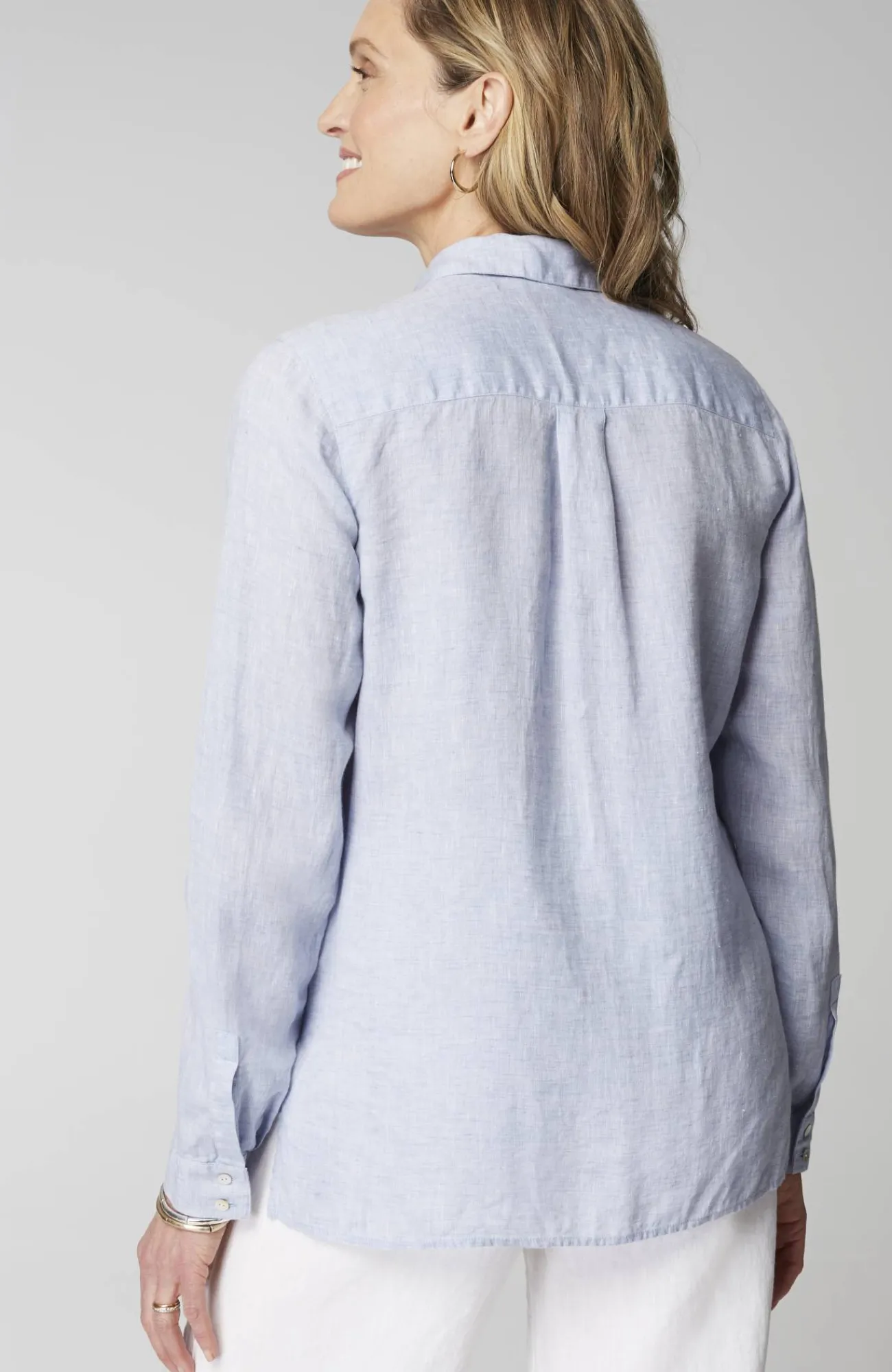 J.Jill Everyday Linen Button-Front Shirt Cheap