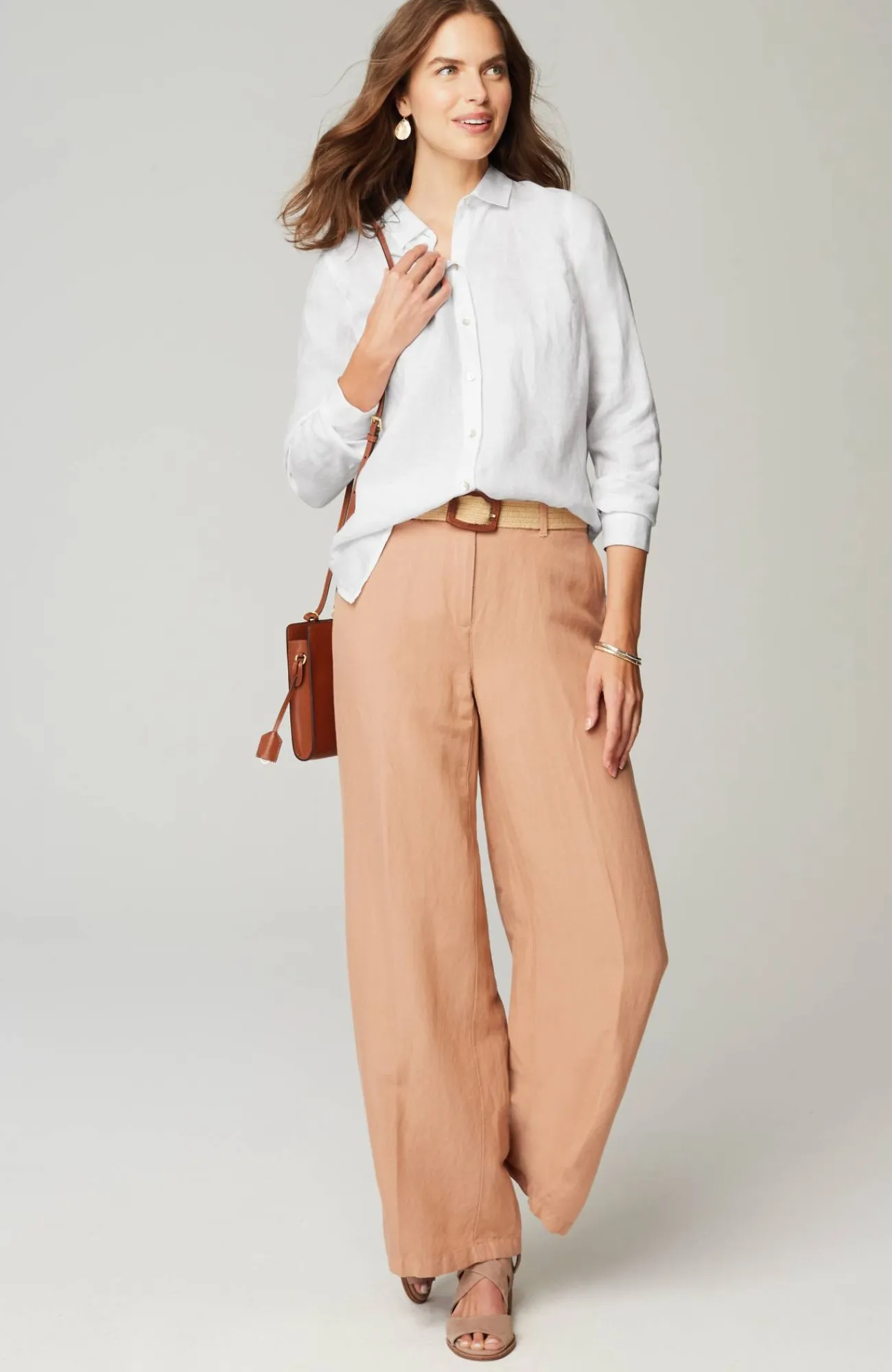 J.Jill Everyday Linen Button-Front Shirt Cheap